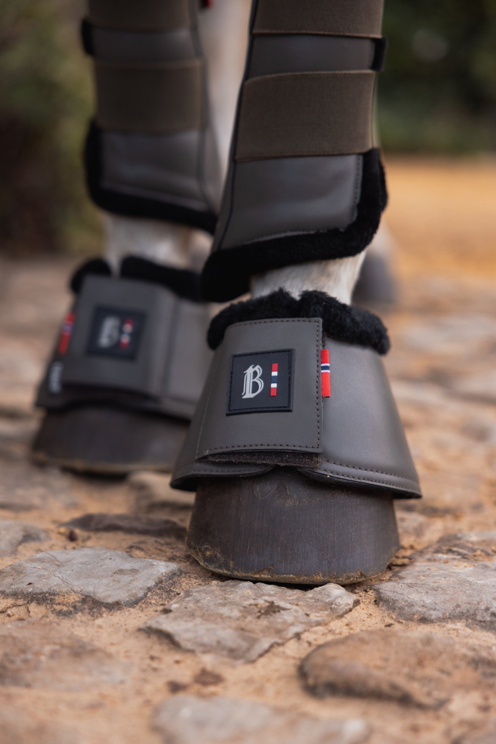 B Vertigo Wellington Bell Boots Leg Protection & Hoof Protection for Horses