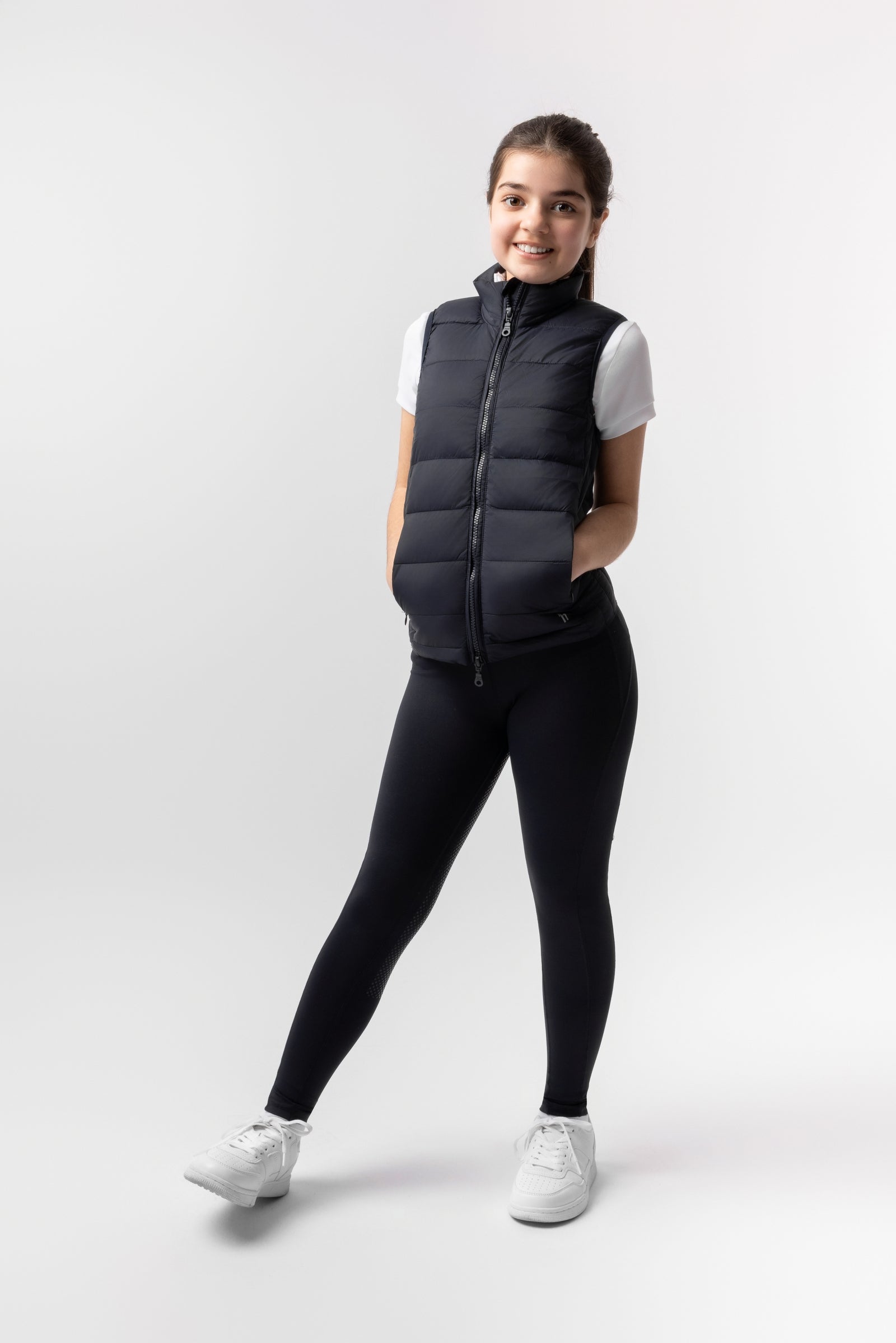 Horze Amber Kids Lightweight Padded Club Riding Vest Kids Apparel