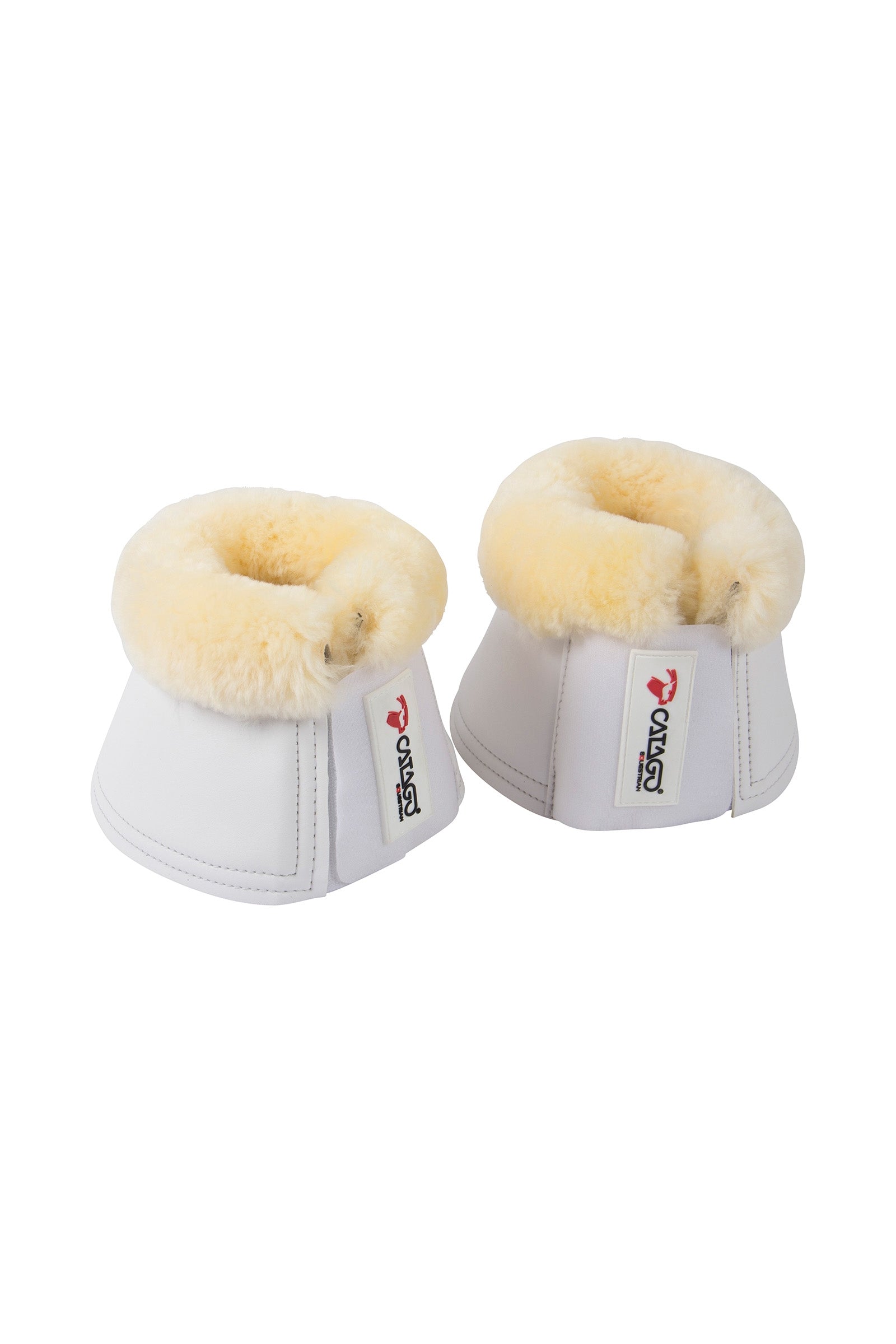 Catago Bell Boots with Merino Leg Protection & Hoof Protection for Horses