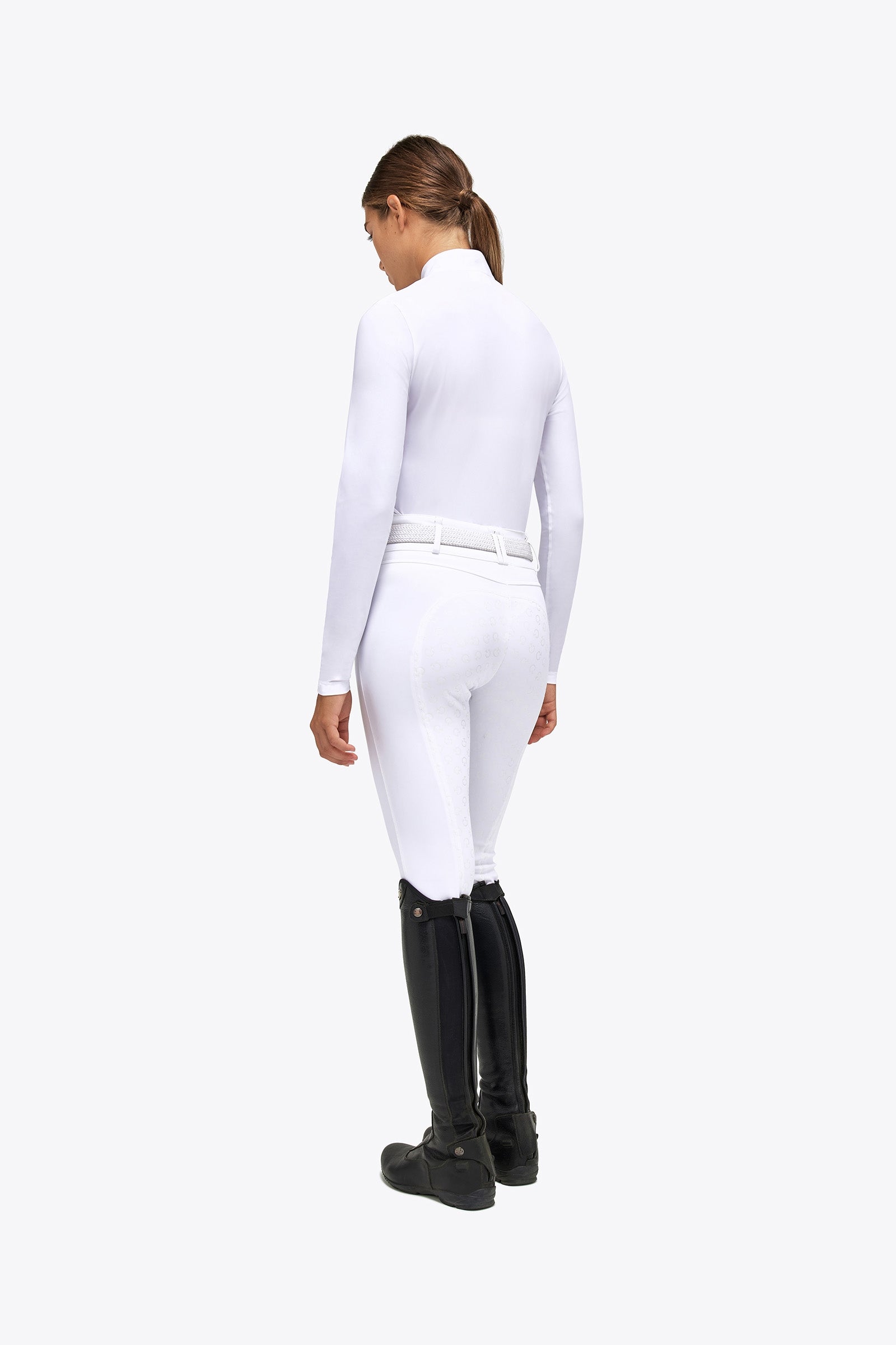 Cavalleria Toscana Tech Jersey Piqué Women's Longsleeve Competition Shirt Women’s Riding Clothing