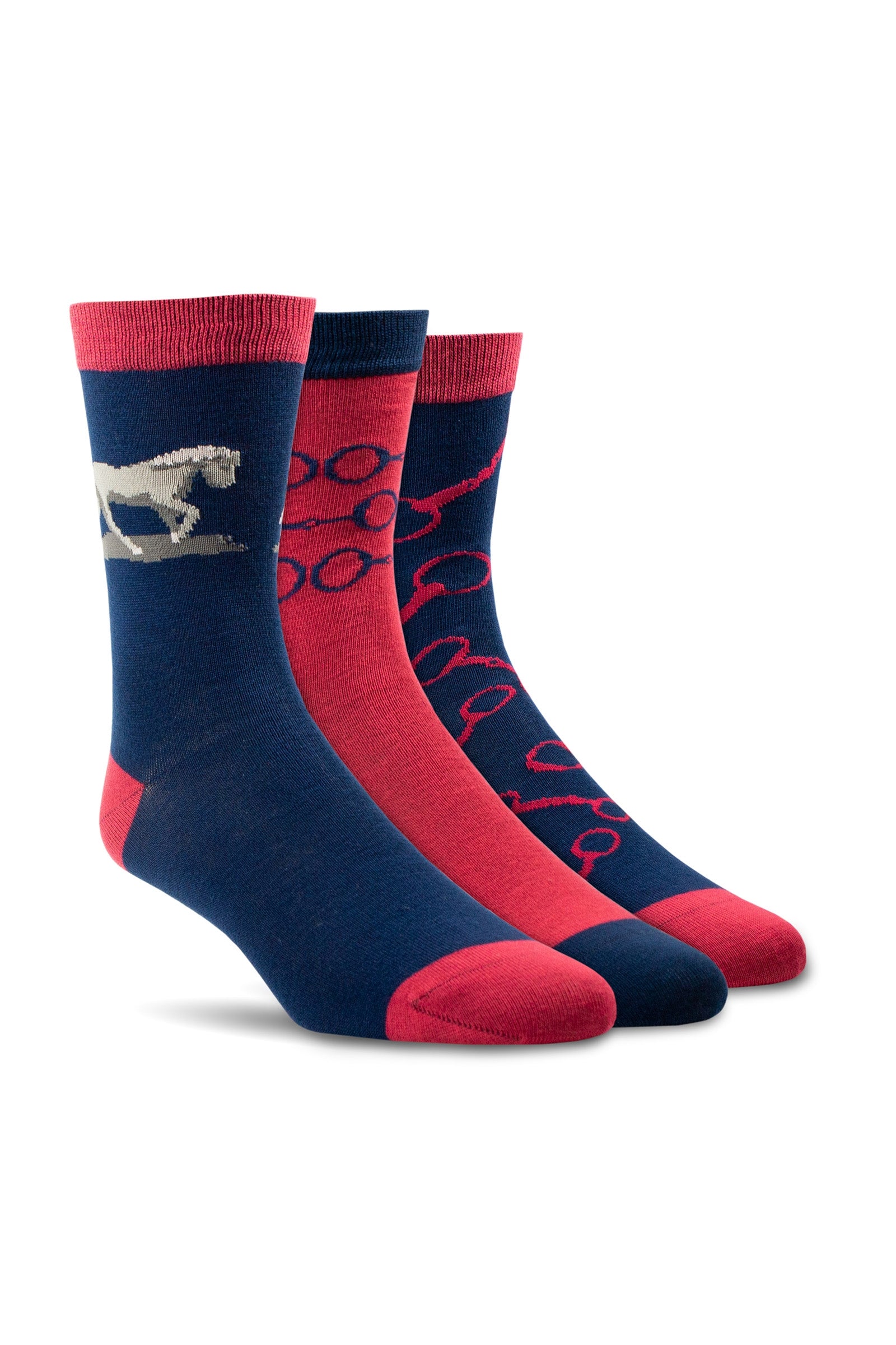 Ariat Charm Crew Women's Socks (Set of 3) Socks