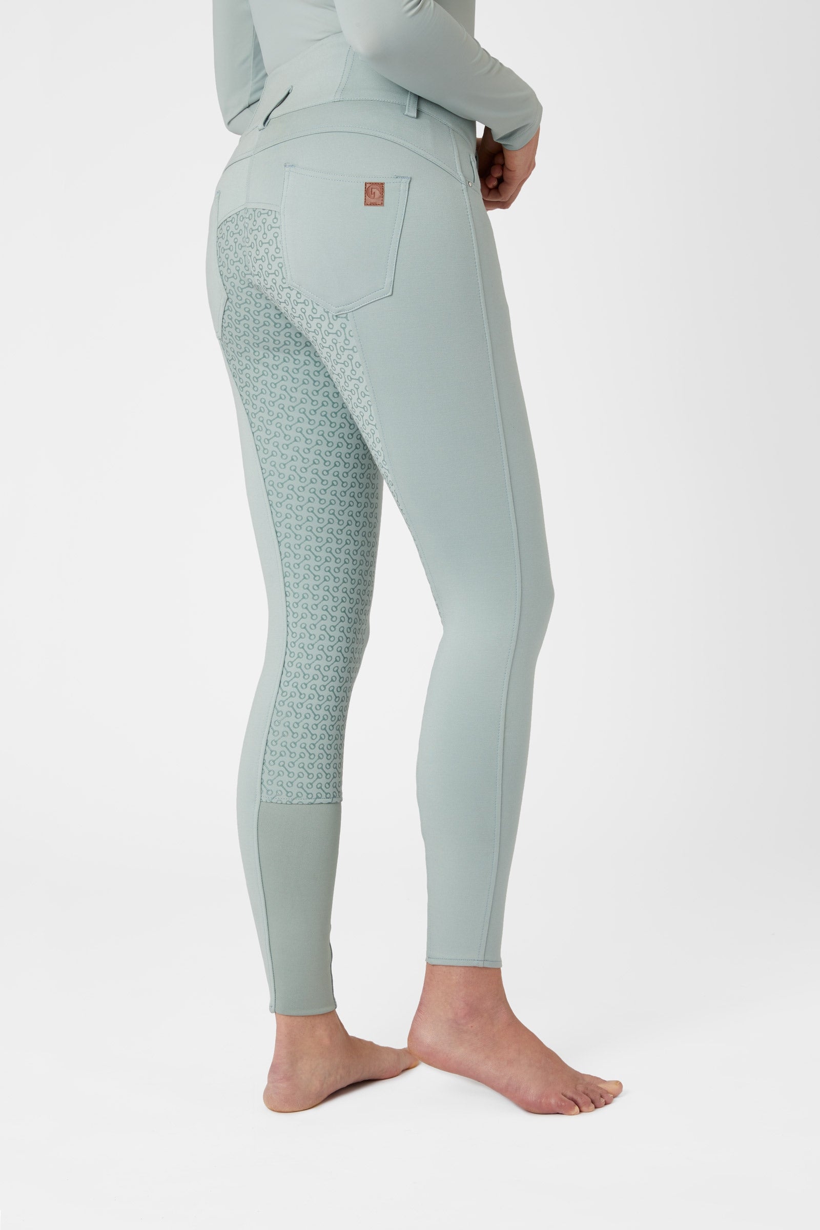 Horze Tara Women's High Waist Full Seat Breeches Womens Breeches