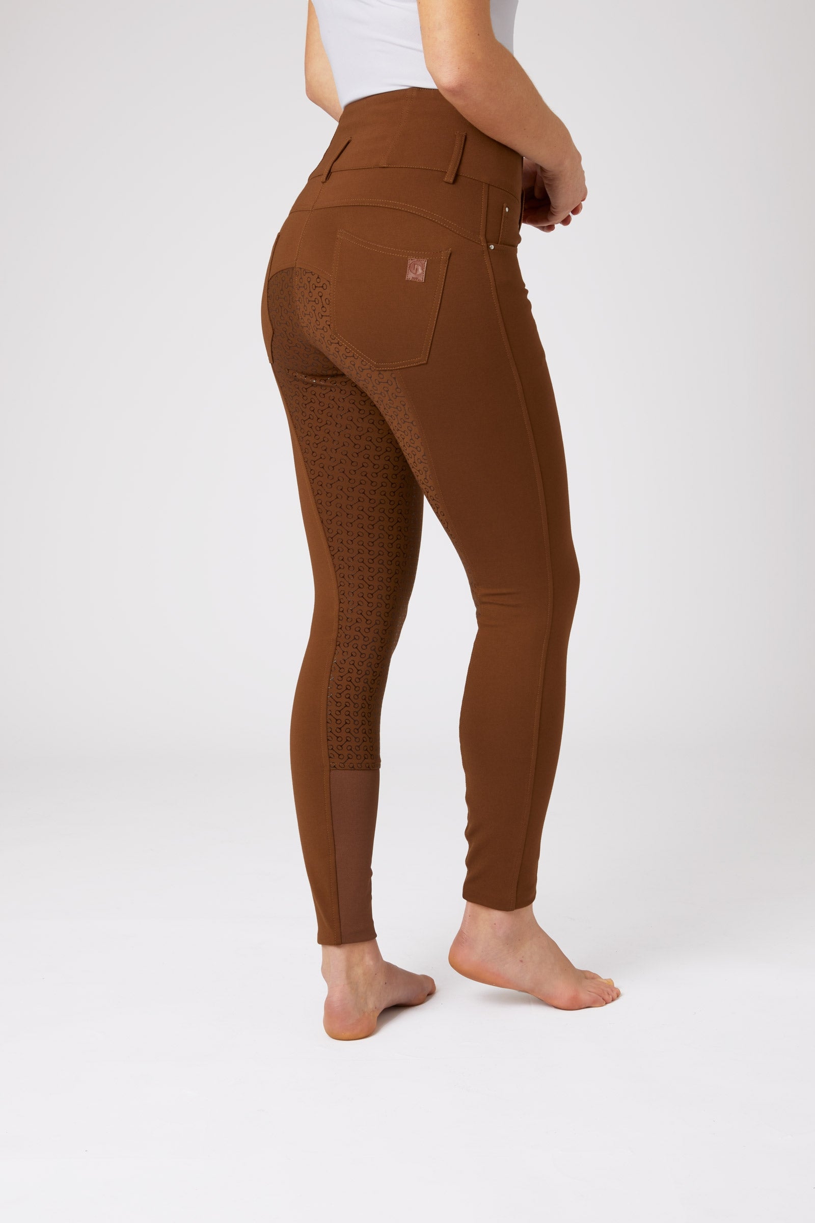Horze Tara Women's High Waist Full Seat Breeches Womens Breeches