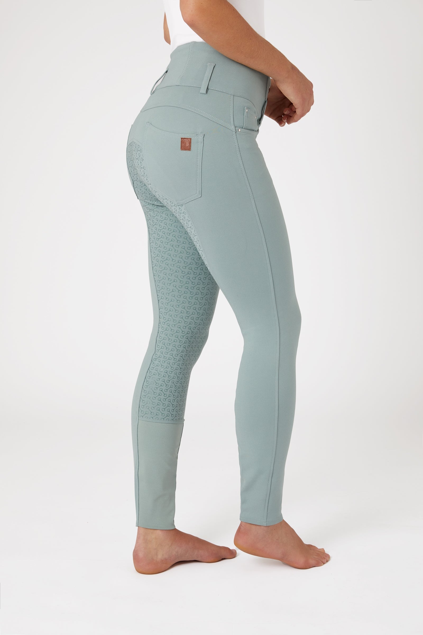 Horze Tara Women's High Waist Full Seat Breeches Womens Breeches