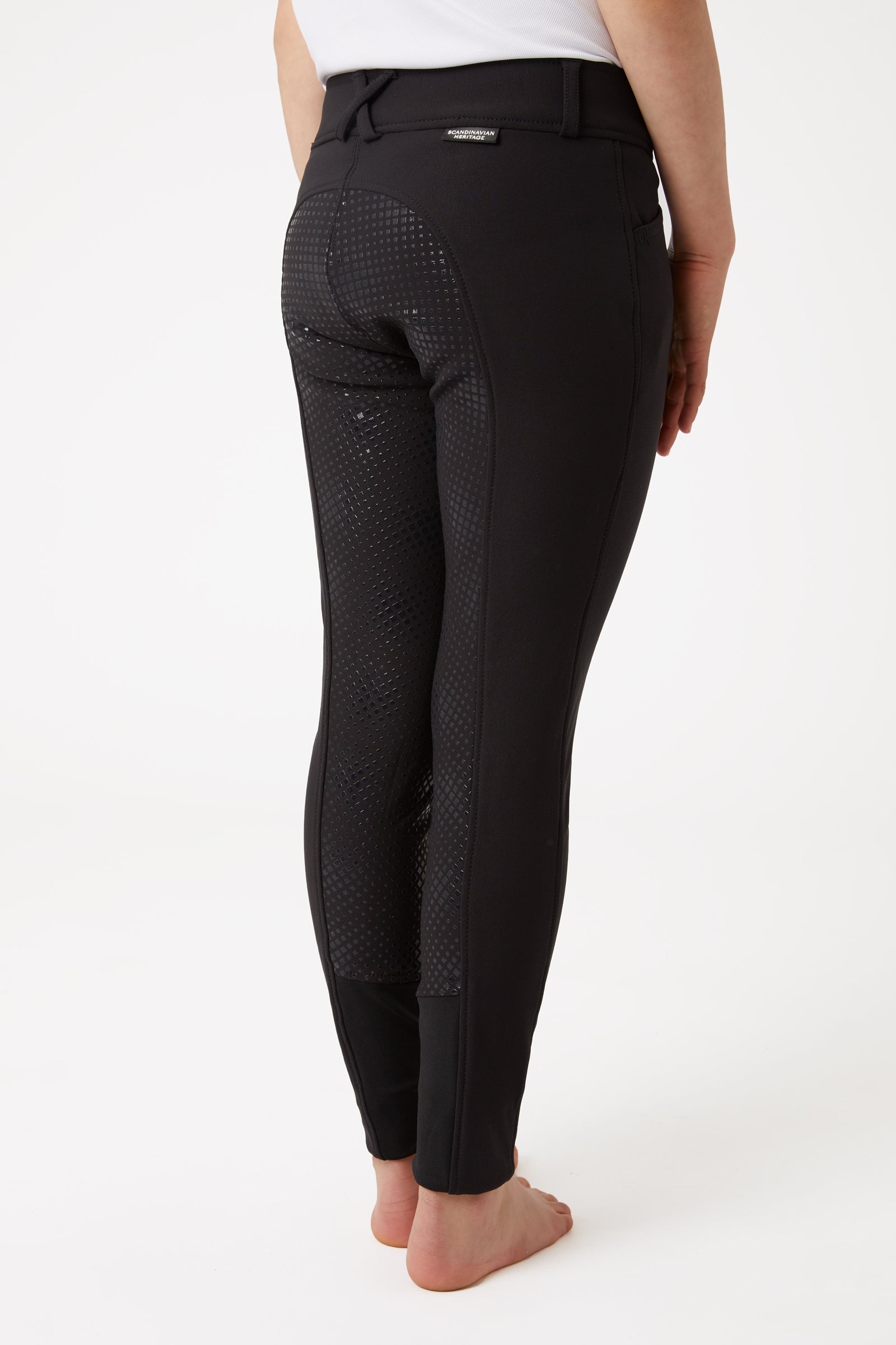 Horze Grand Prix Kids Silicone FS Breeches UPF 50+ Kids Apparel