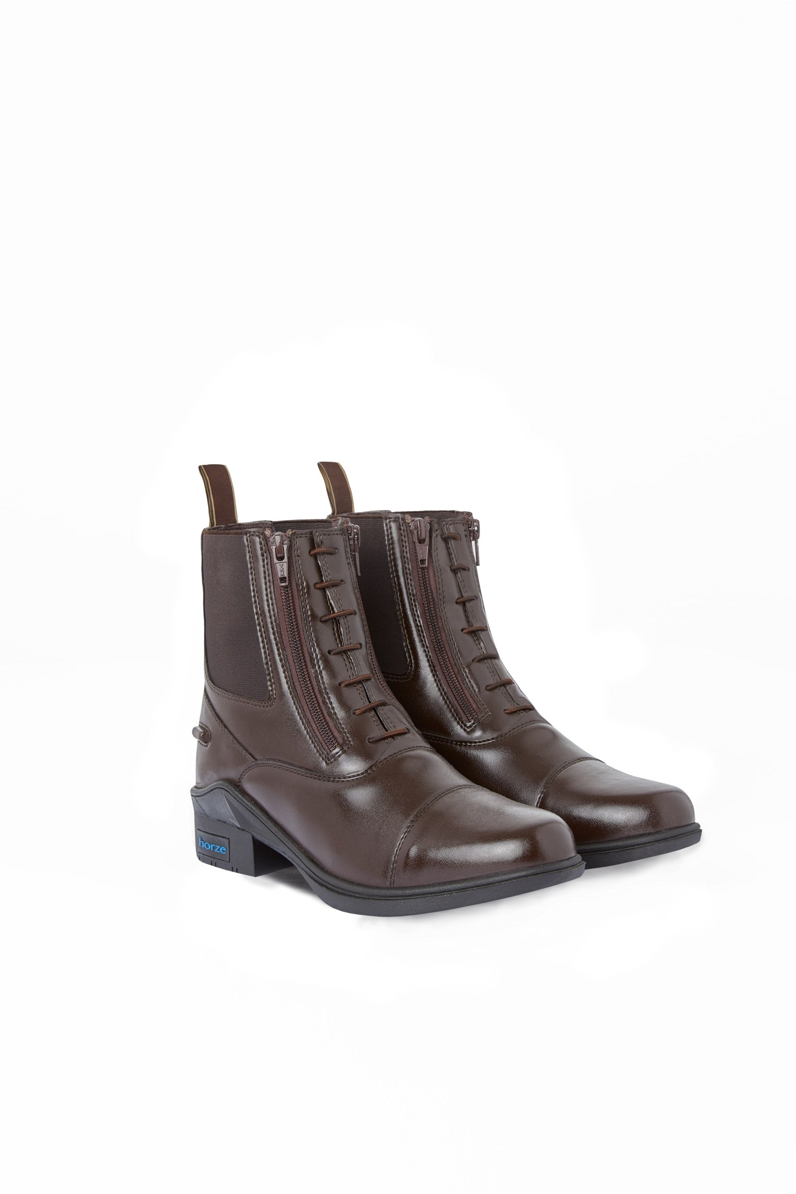 Horze Kingston Women's Jodhpur Boots with Double Zipper Riding Boots & Riding Shoes