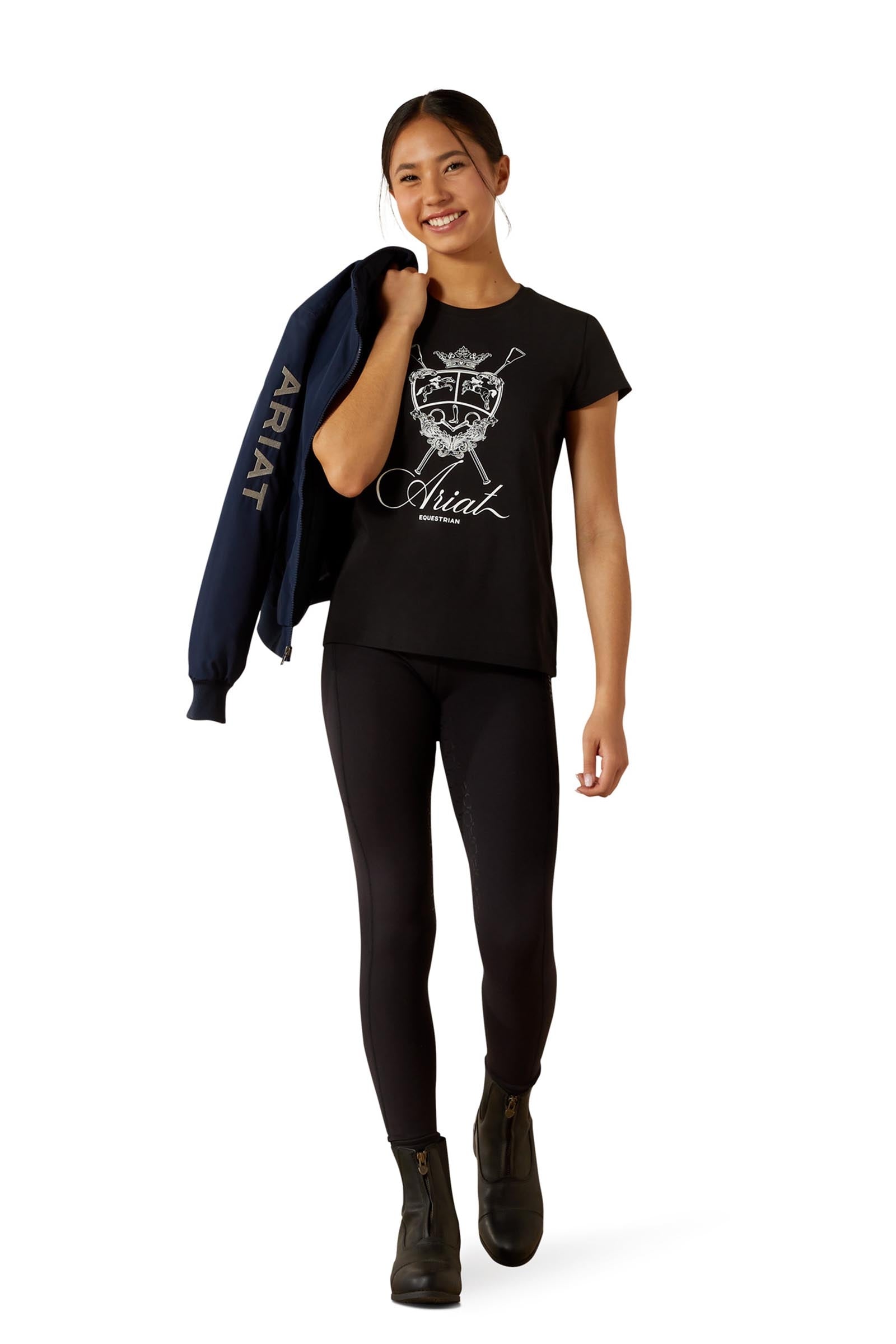 Ariat Ritzy Logo Kids´ Shortsleeved Shirt Young Rider Apparel