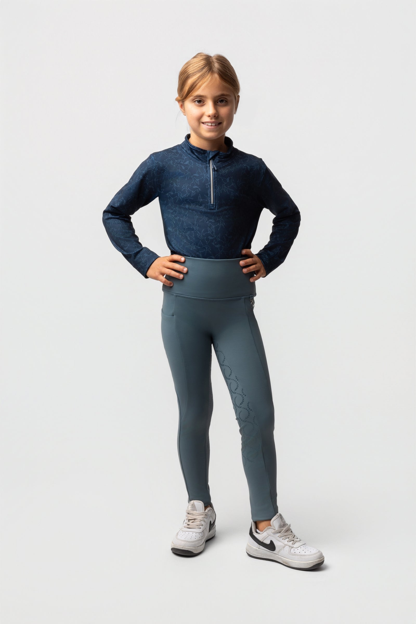 Horze Gillian Kids´ Thermo Fullgrip Tights Kids Apparel