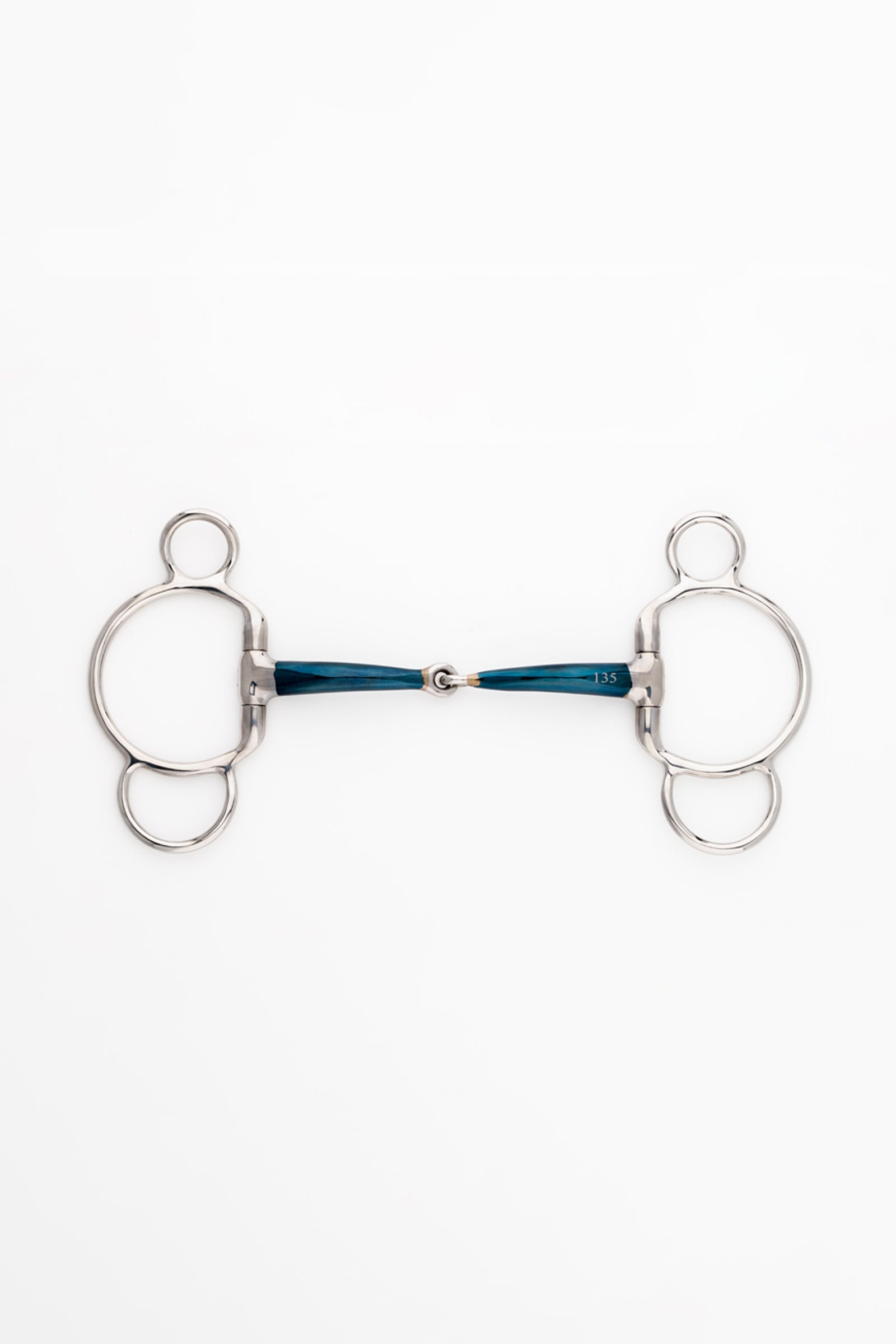 Kavalkade Ergonomic 3-Ring Bit Single Jointed, 14 mm Horse Bits