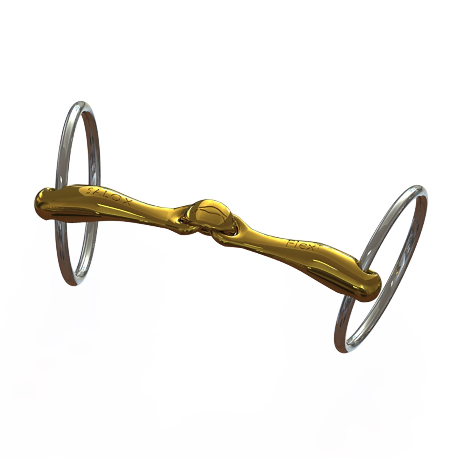 Neue Schule Bits NS Bits Turtle Tactio + Flex 16mm Loose Ring 70mm Horse Bits