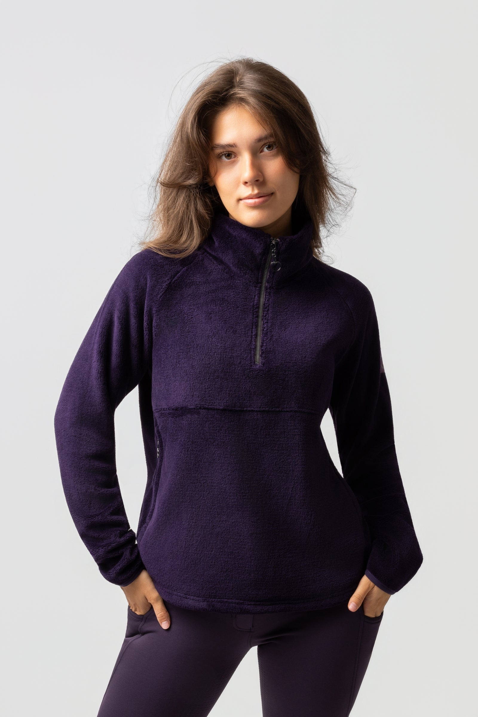 Horze Frieda Women's Anorak Fleece Sweater Women’s Riding Clothing
