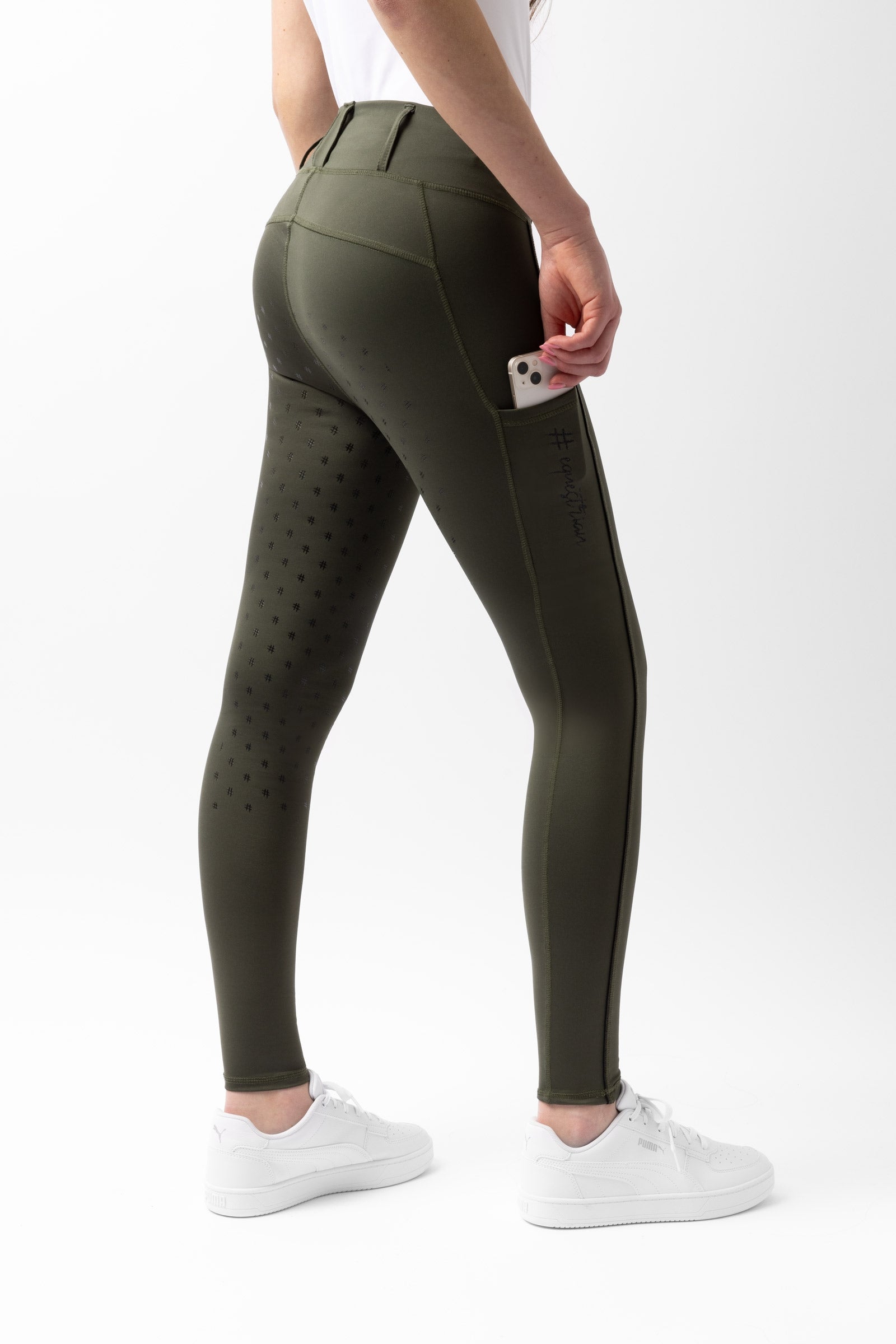 Horze Young Rider Aya Women's High Waist Tights Young Rider Apparel