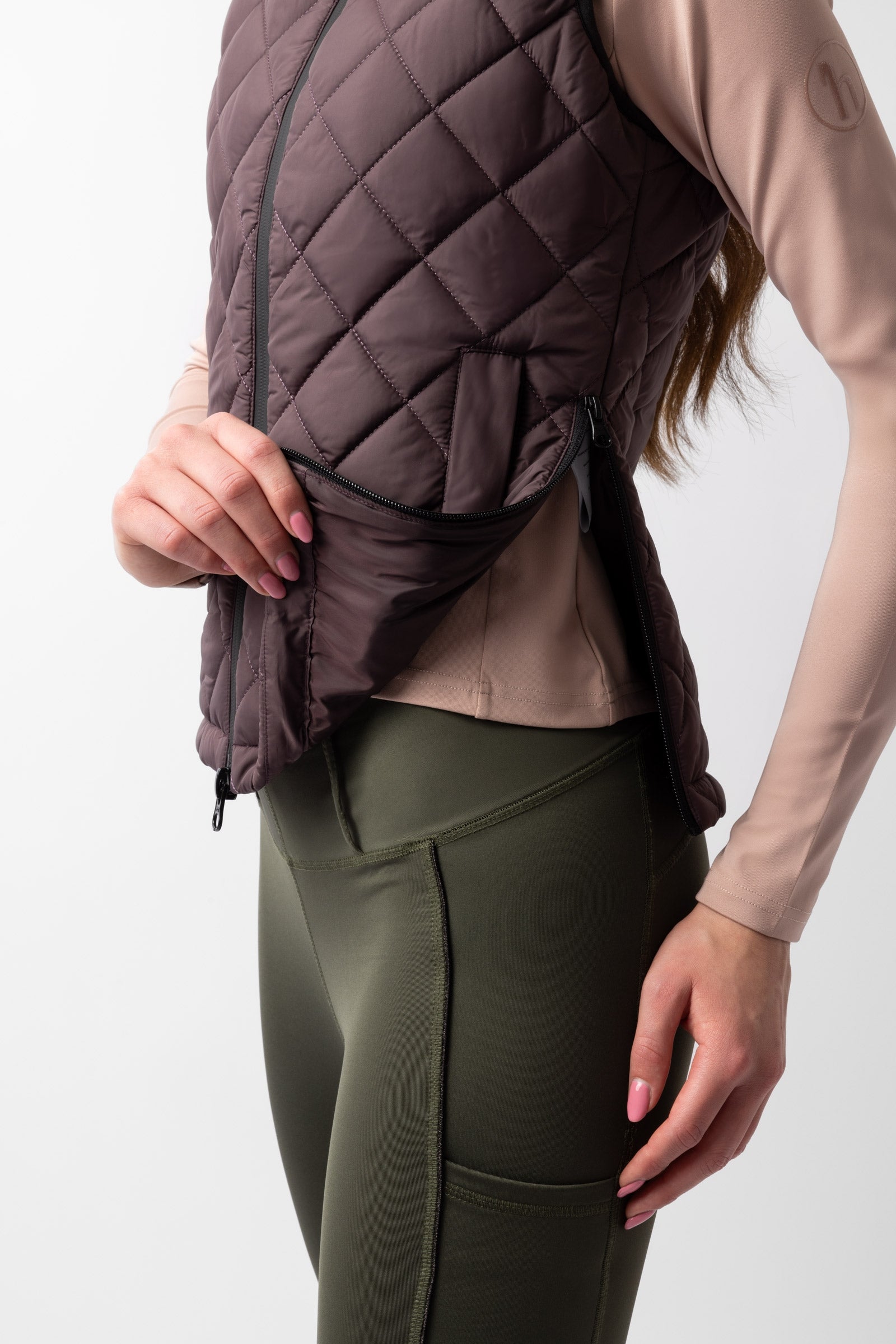 Horze Young Rider Naia Women's Padded Riding Vest Young Rider Apparel