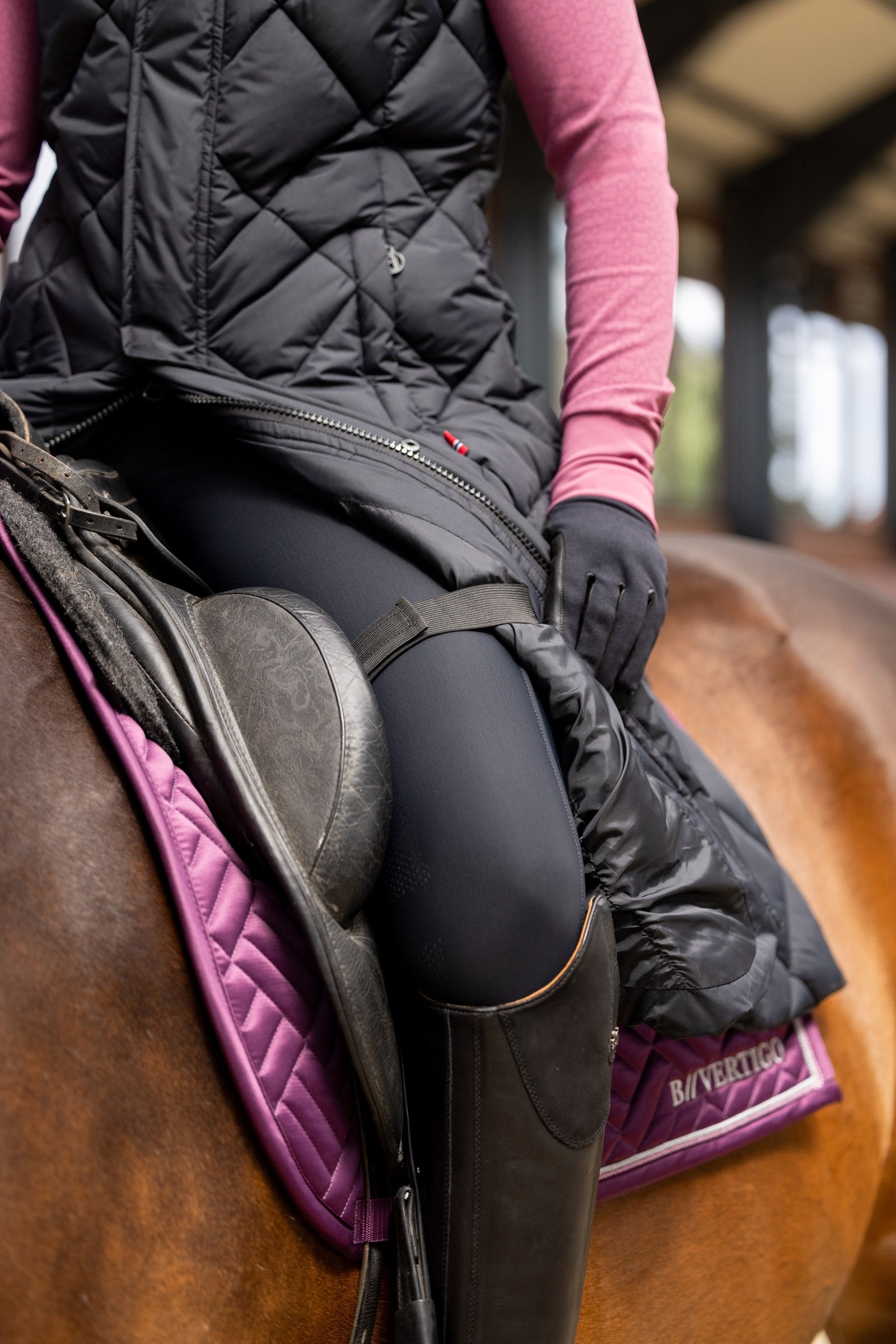 B Vertigo Gem Women´s Long Padded Riding Vest Women’s Riding Clothing