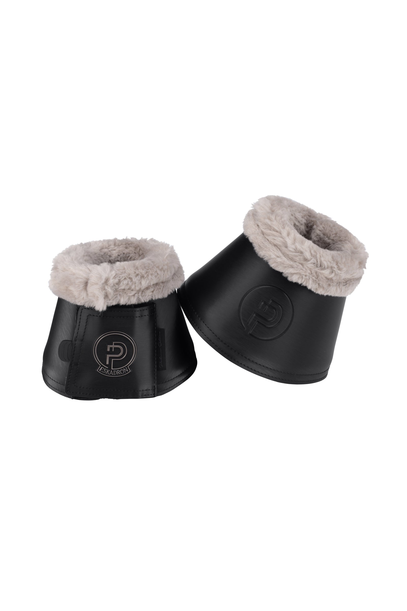 Eskadron Platinum 25 Softslate Faux Fur Bell Boots Leg Protection & Hoof Protection for Horses