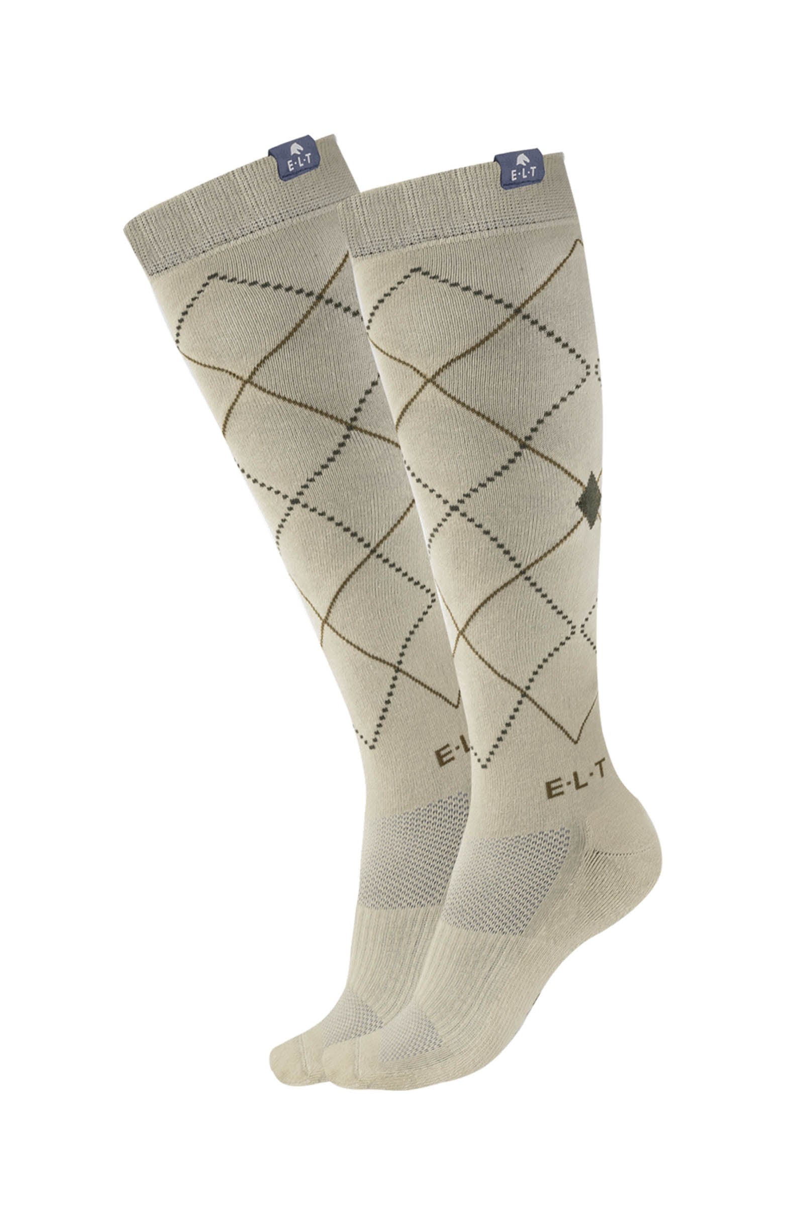 ELT Argyle Breathable Riding Socks Socks