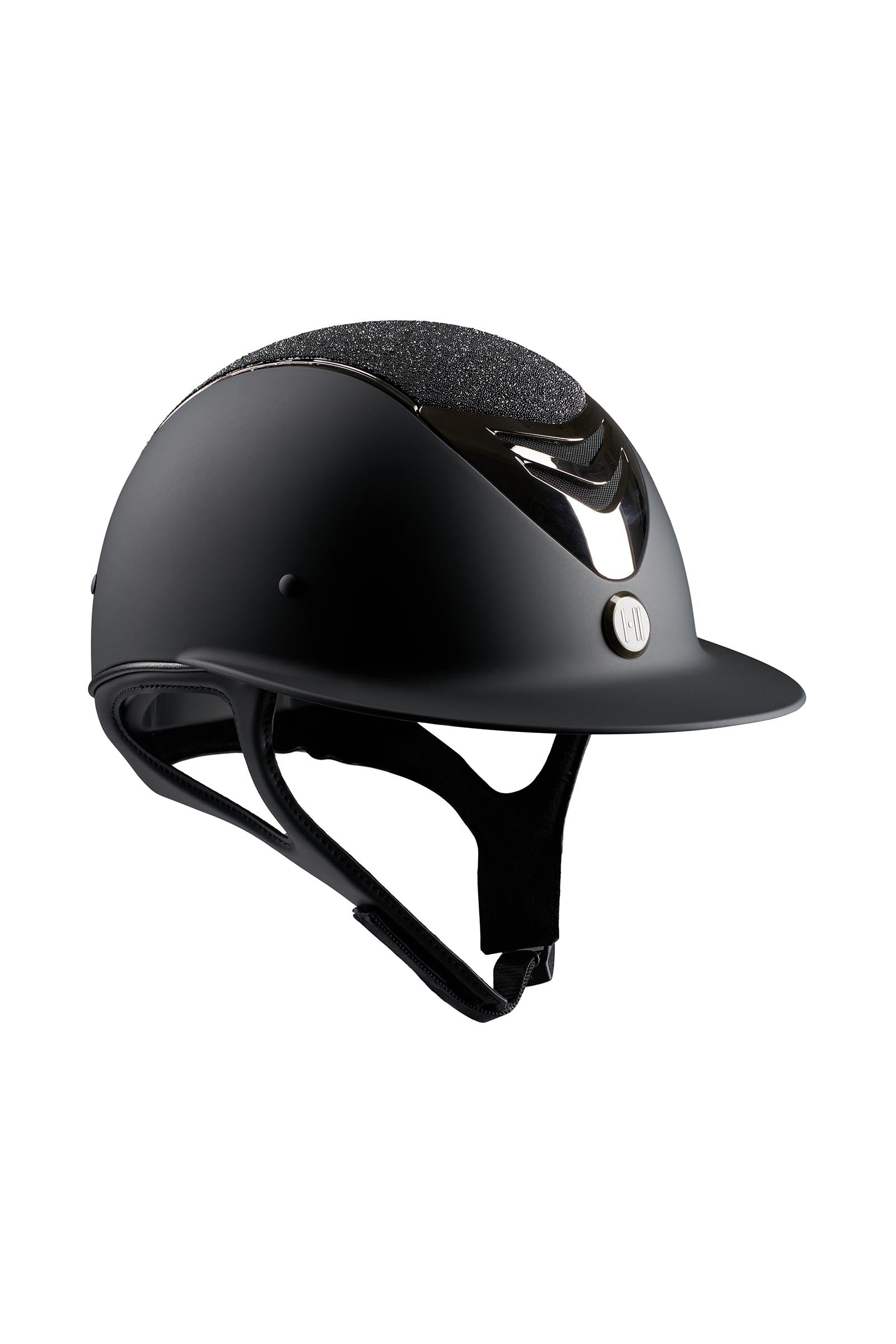 OneK Avance Matt Glitter Chrome Riding Helmet Safety Equipment