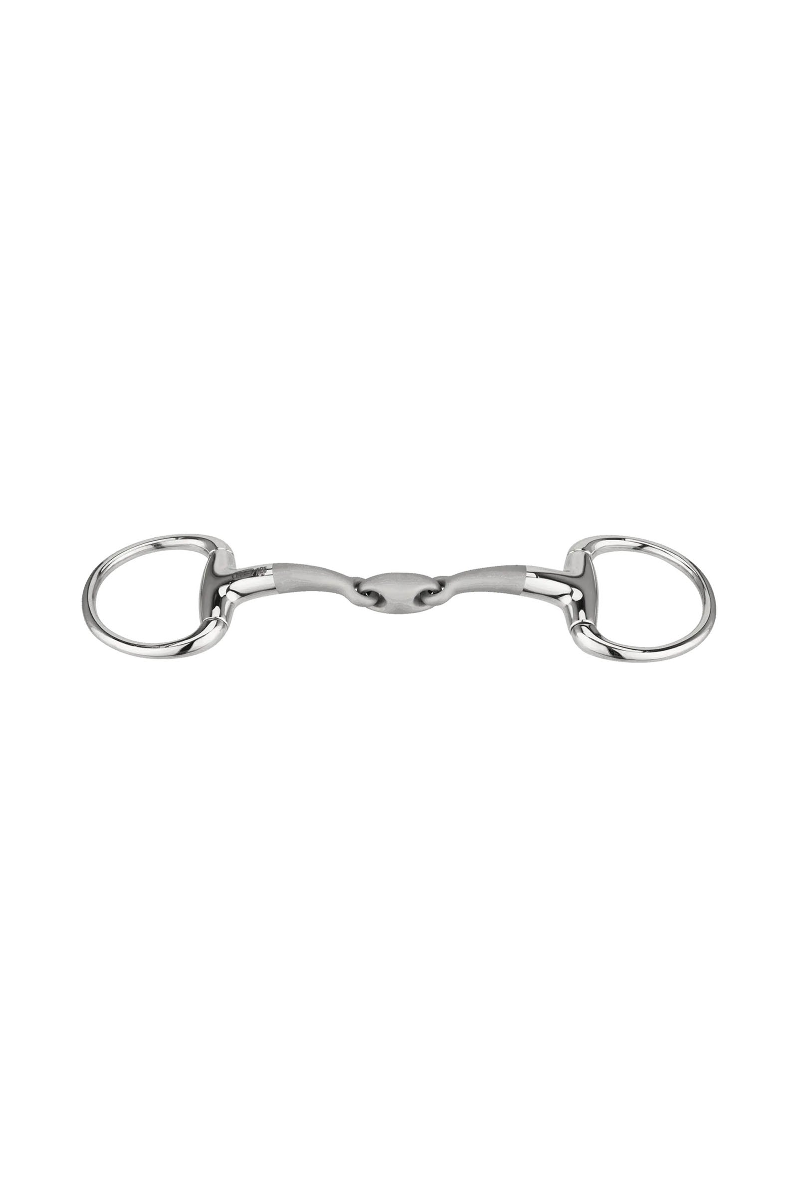 Sprenger Satinox Eggbutt Bit 14mm Stainless Steel Double Jointed, Ring 55mm Horse Bits