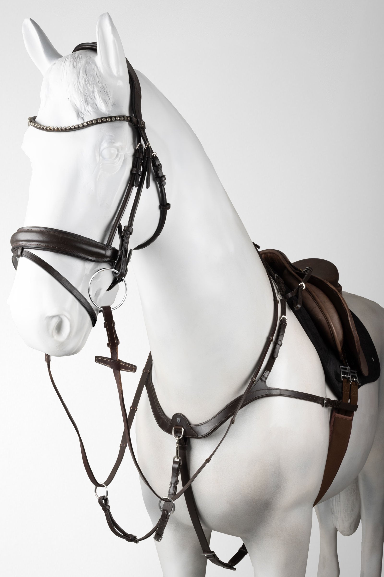 Horze Hampstead Leather Breastplate Bridles & Reins
