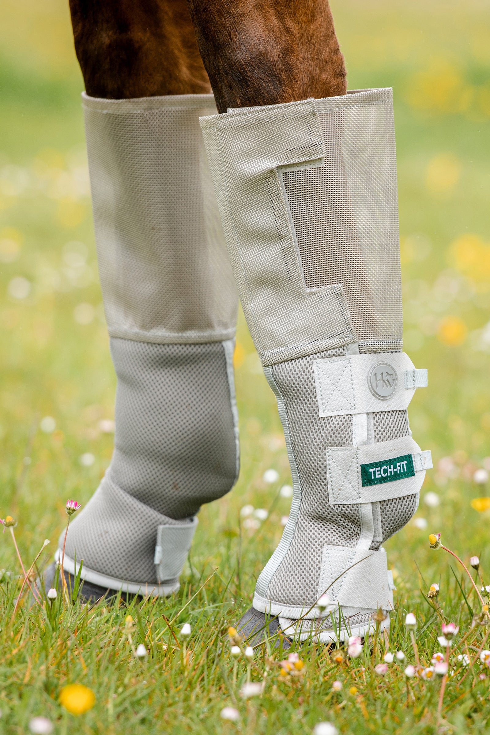 Horseware Rambo Tech-Fit Flyboot (Set of 4) Leg Protection & Hoof Protection for Horses
