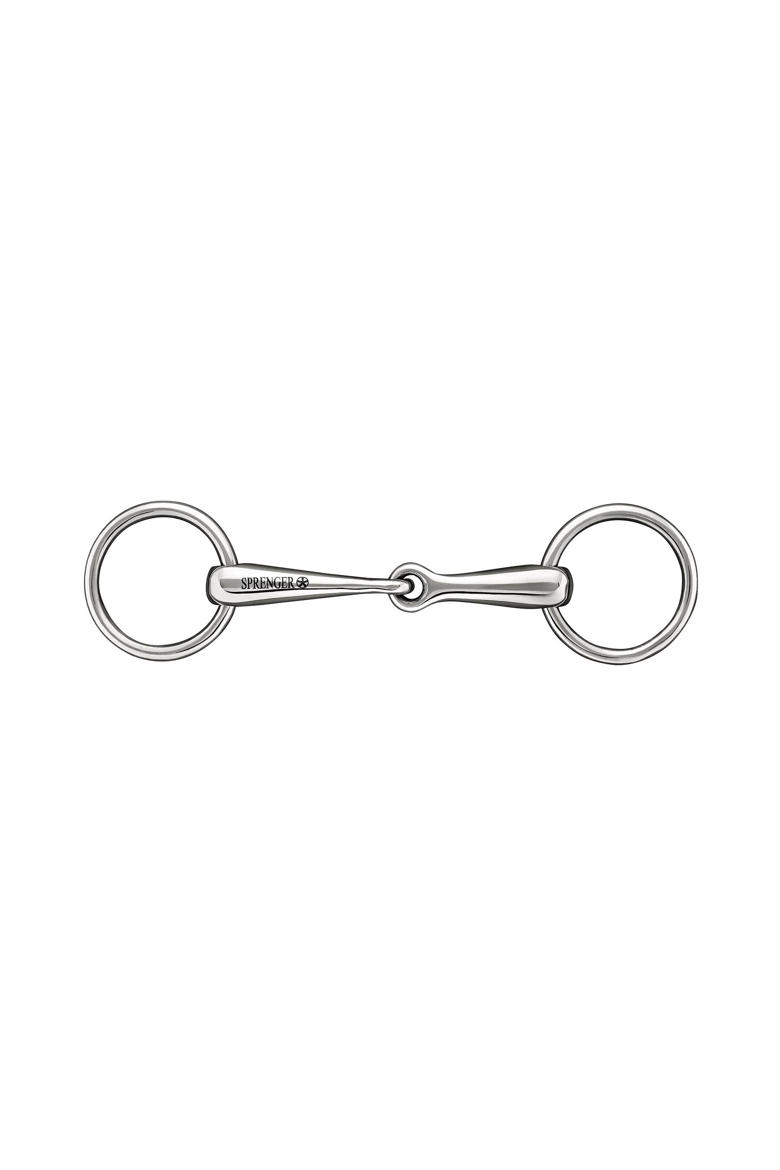 Sprenger Loose Ring snaffle for ponies, German silver Horse Bits