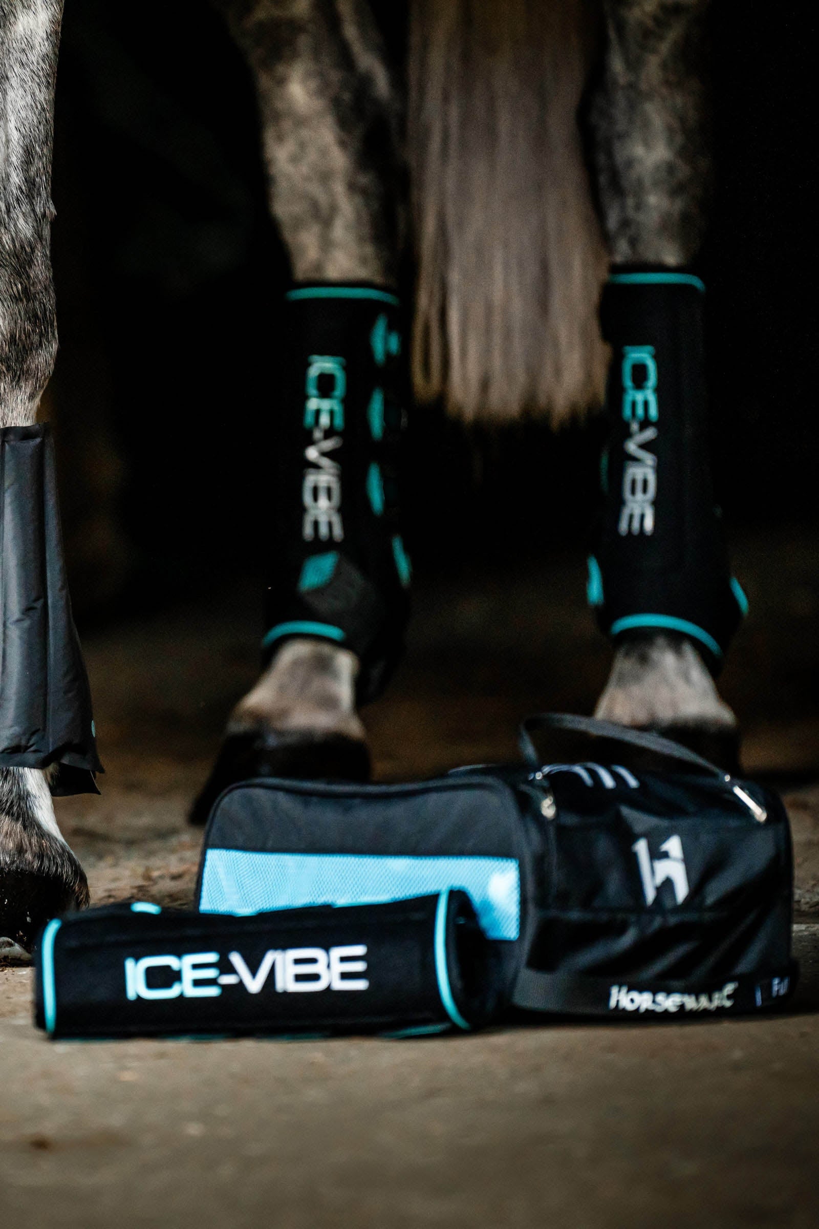 Horseware Ice-Vibe Leg Wraps (Pair) Leg & Hoof Protection