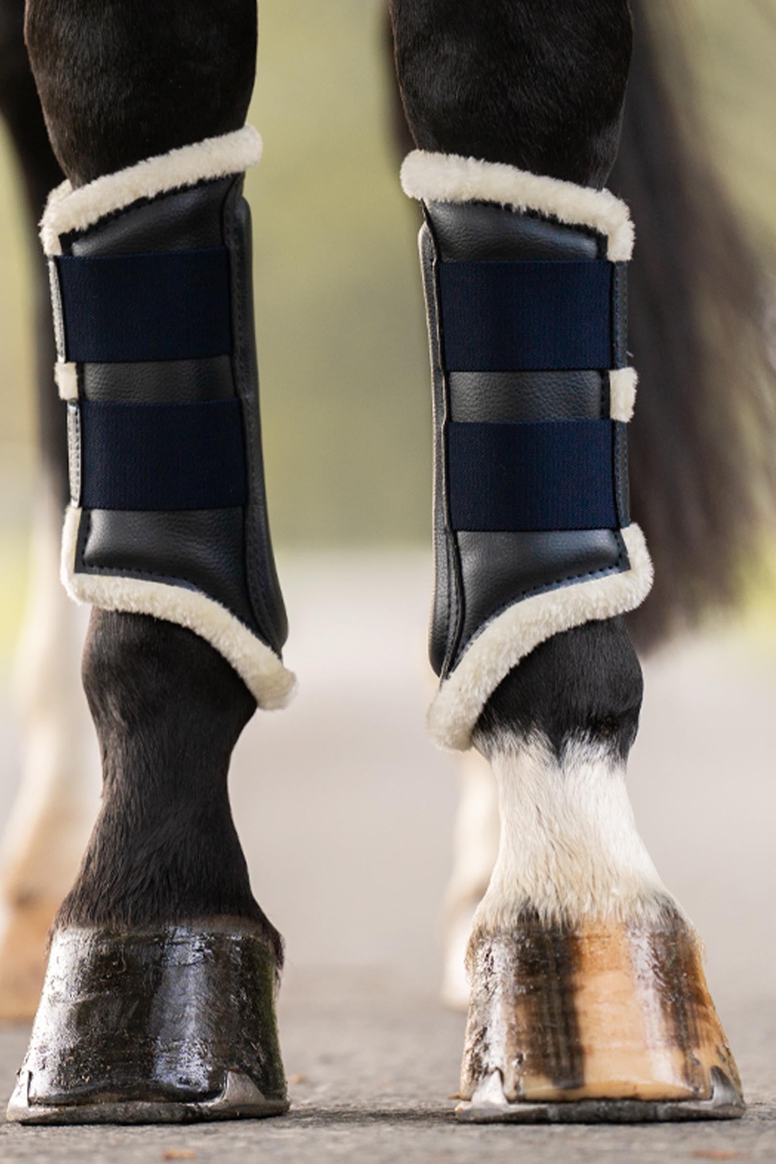 Kavalkade Anatomic Synthetic Leather Boots With Faux Fur Leg & Hoof Protection