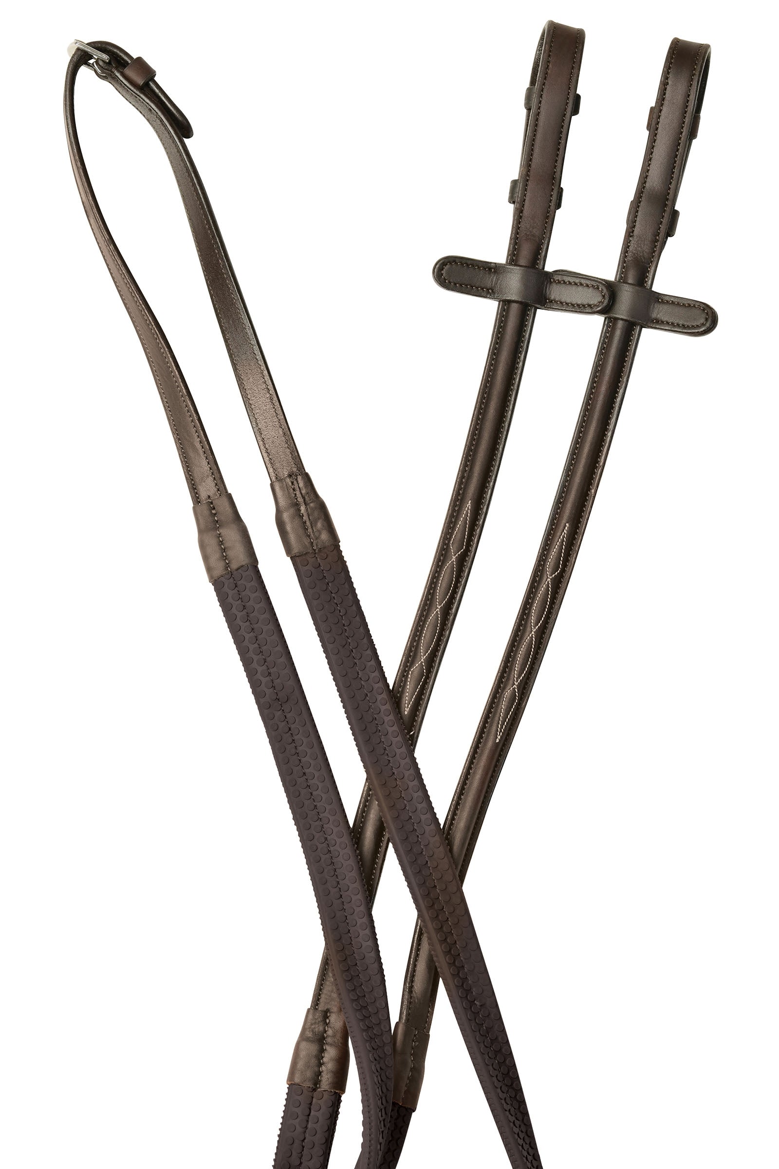 Collegiate Comfitec Opulux Fancy Raised Rubber Reins Bridles & Reins