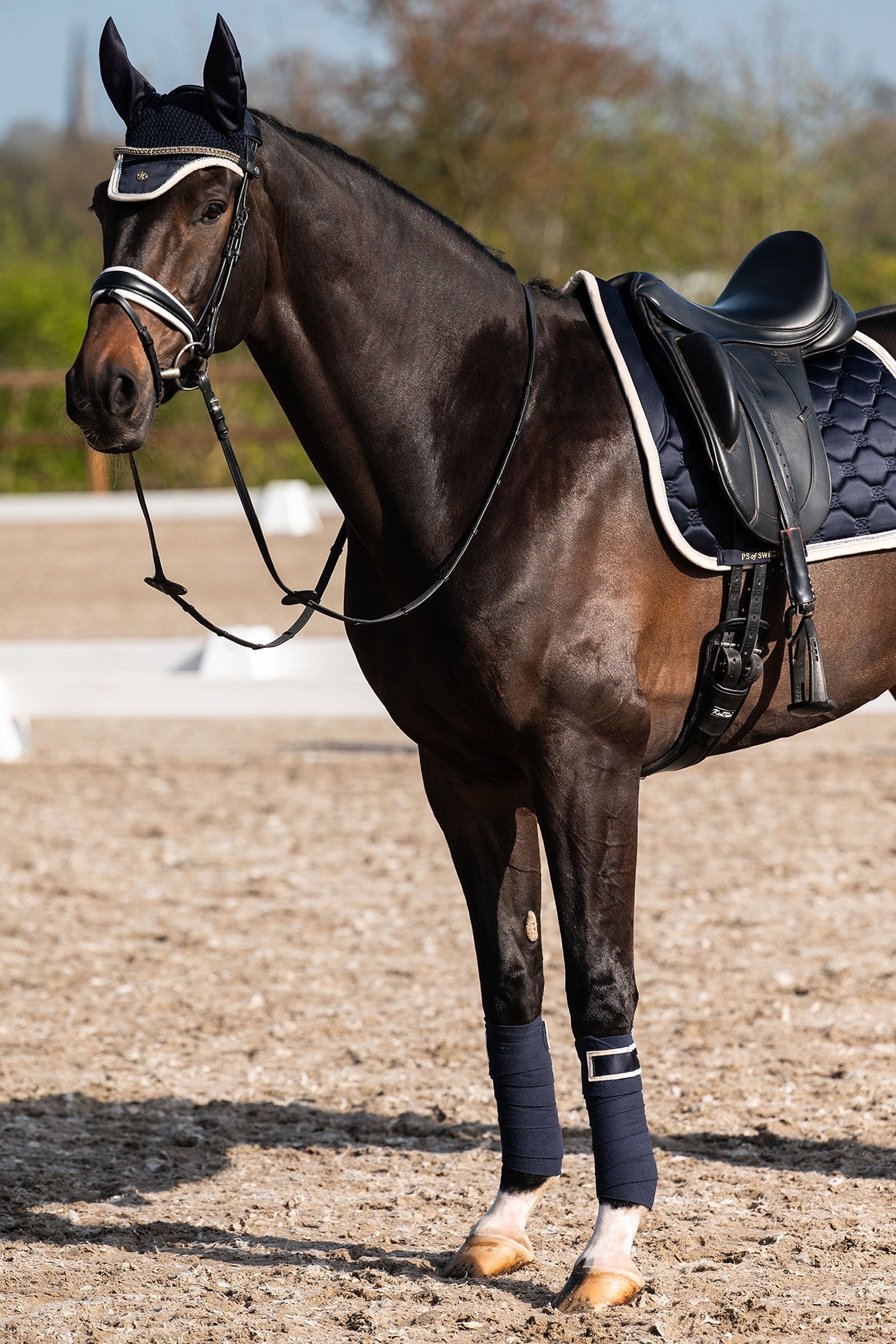 PS of Sweden Vintage Monogram Jumping Saddle Pad Saddle Pads