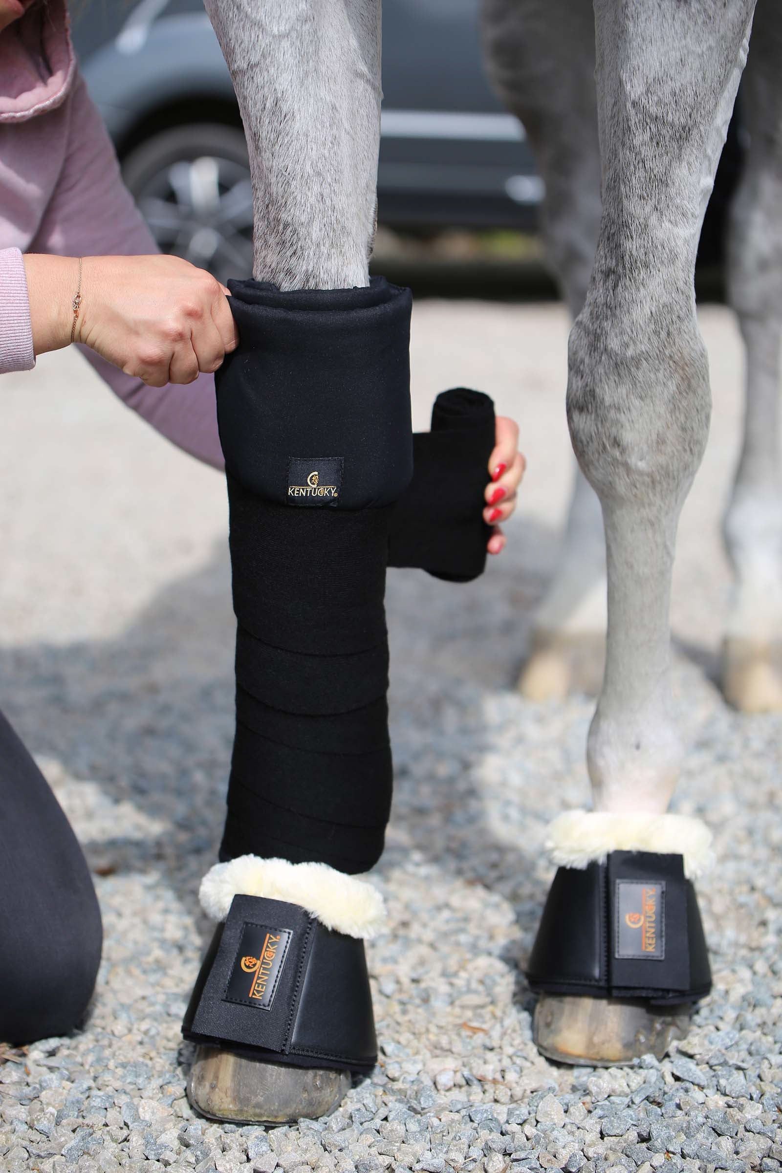 Kentucky Horsewear Stable bandage pad, set of 4 Leg Protection & Hoof Protection for Horses