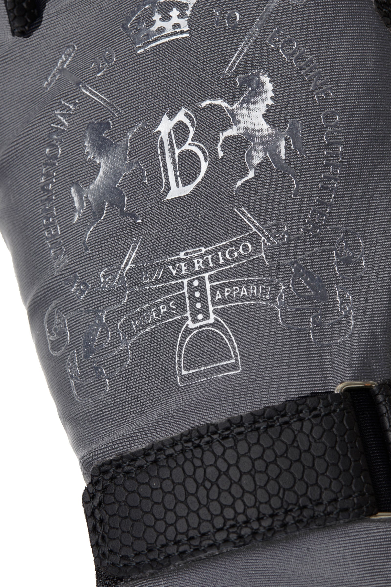 B Vertigo Laia Women's Riding Gloves with Logo Print Riding Gloves