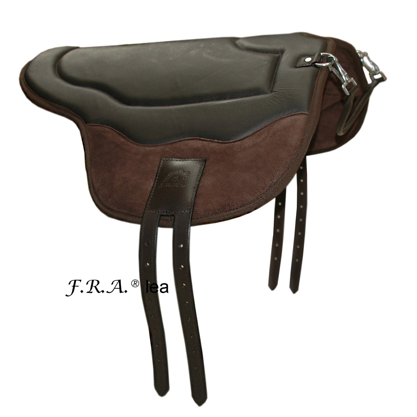 F.R.A. Freedom Riding Articles Cavallo Lea Bareback Pad Soft & Suéde Leather, Rem. Handle M Saddles, Girths & Stirrups