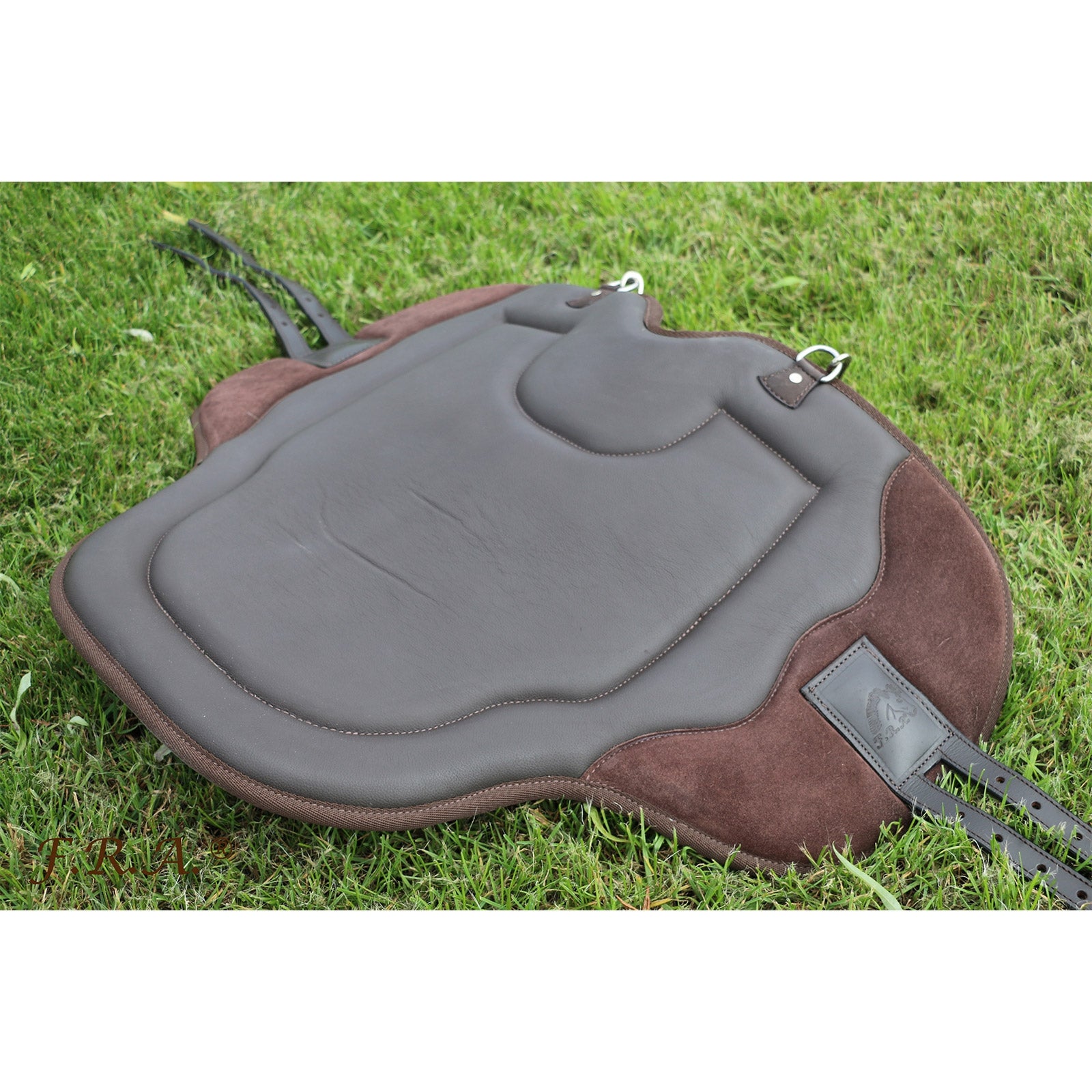 F.R.A. Freedom Riding Articles Cavallo Lea Bareback Pad Soft & Suéde Leather, Rem. Handle M Saddles, Girths & Stirrups