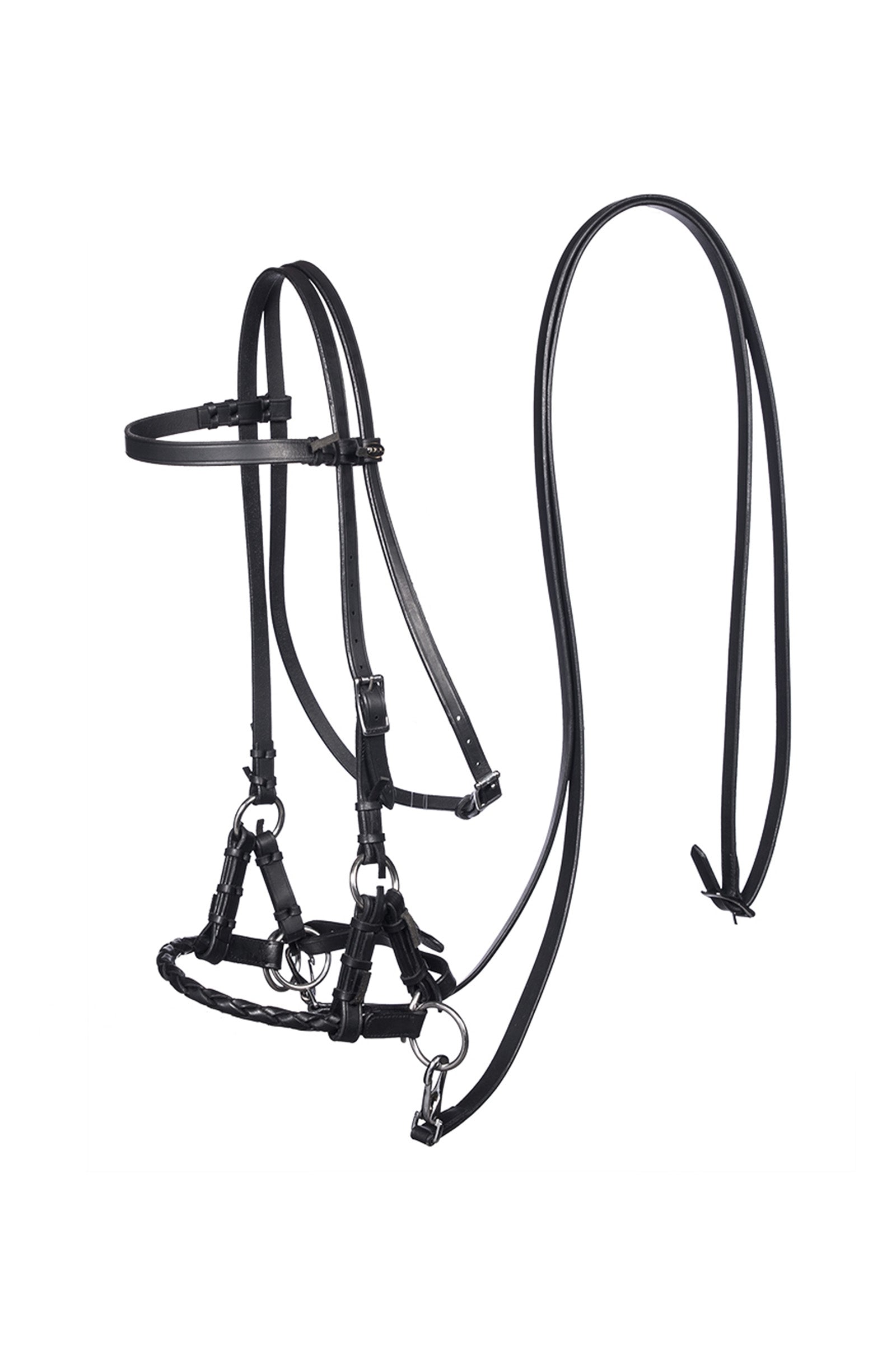 F.R.A. Freedom Riding Articles Pariba Sidepull (System 3) Woven Noseband, w/reins Bridles & Reins