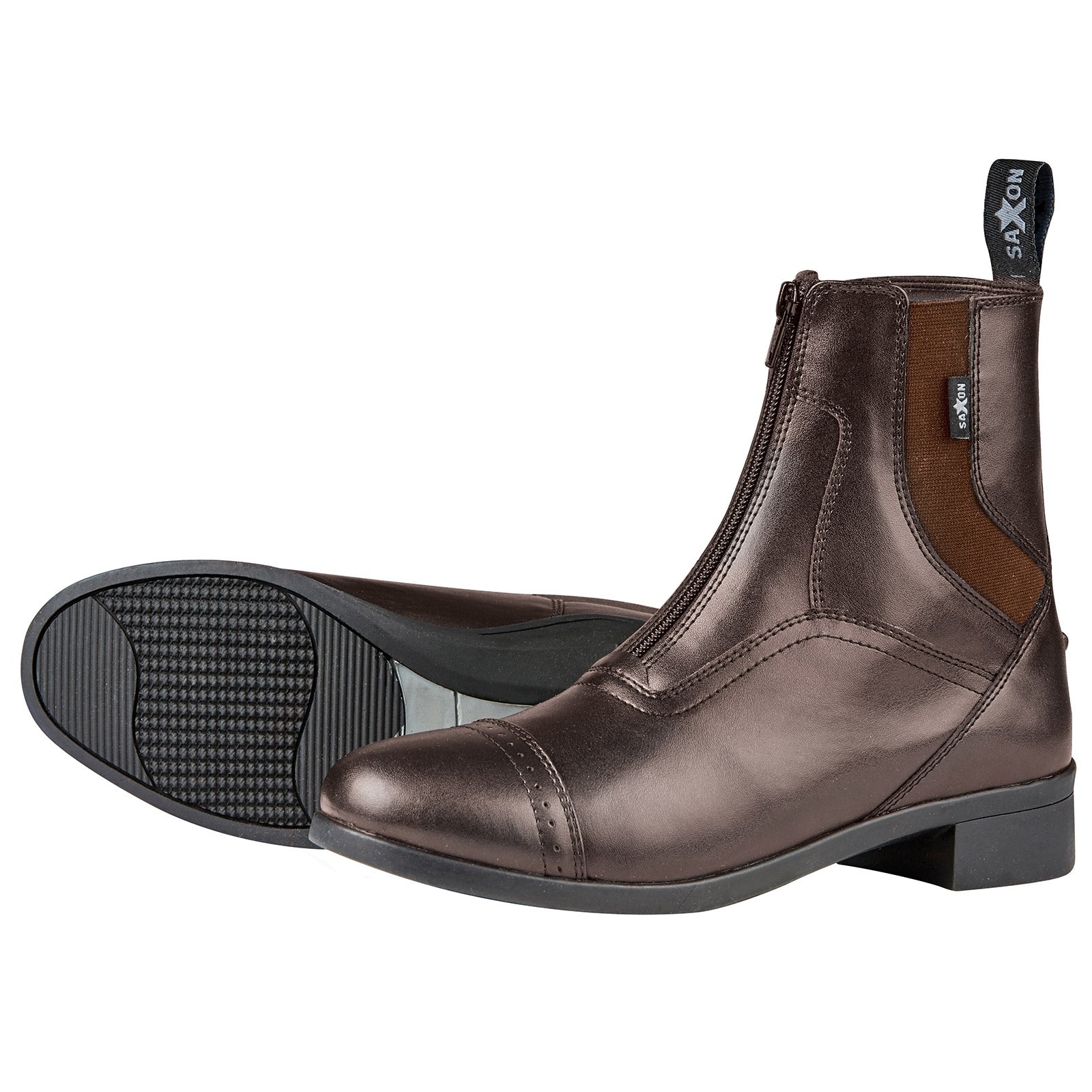 Saxon Syntovia Zip Paddock Boots Riding Boots & Riding Shoes