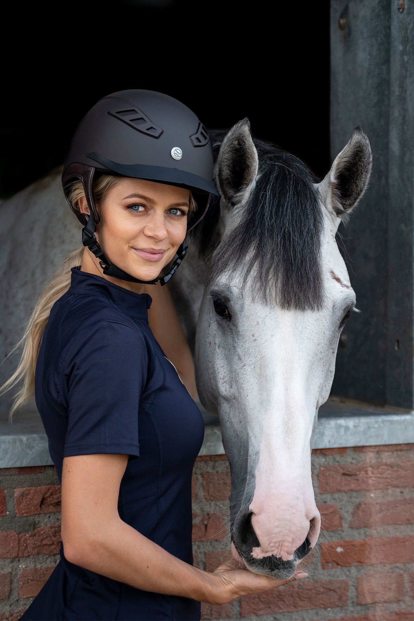 Back on Track EQ3 MIPS Lynx Smooth Top Riding Helmet Safety Equipment
