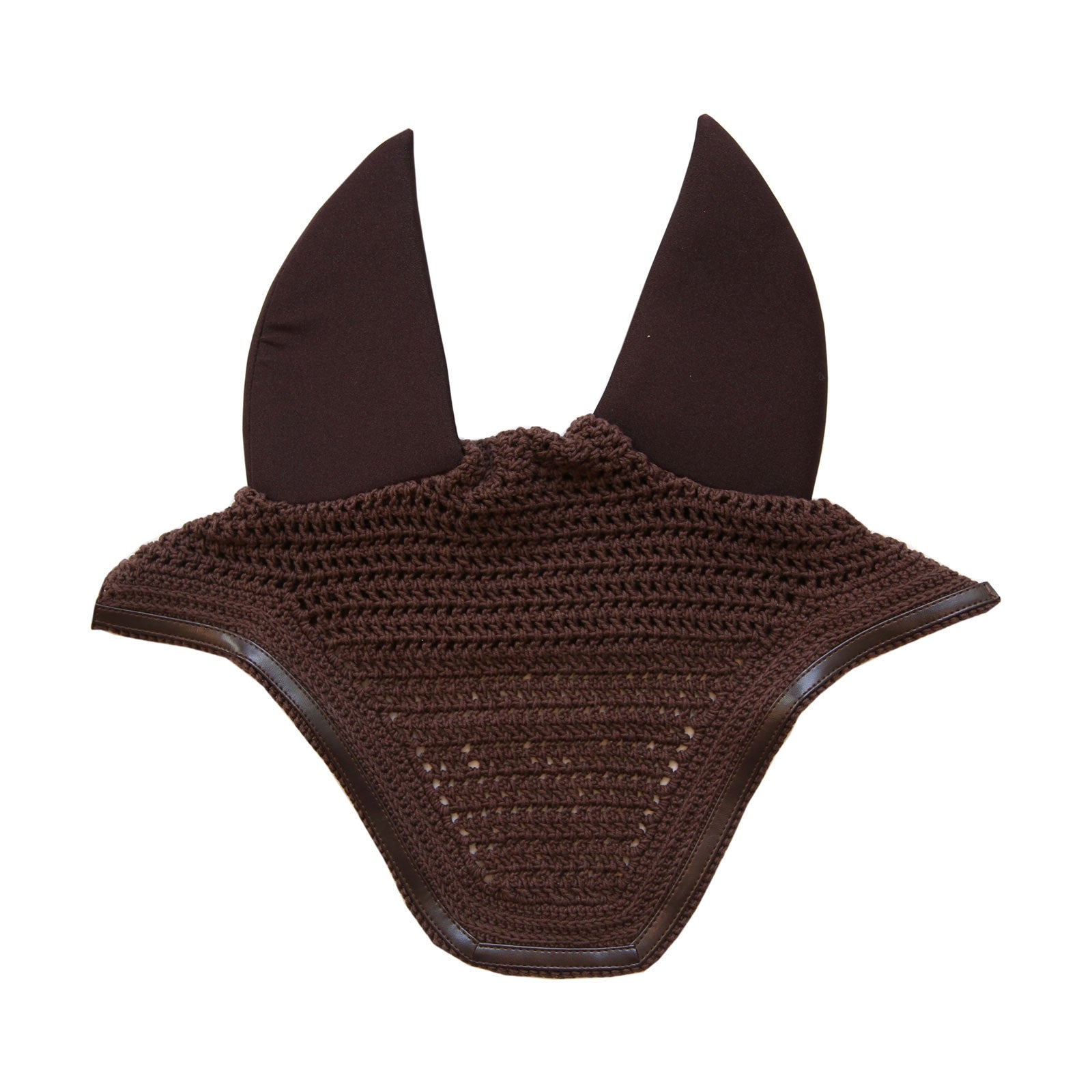 Kentucky Horsewear Wellington Leather Soundless Fly Veil Saddle Pads