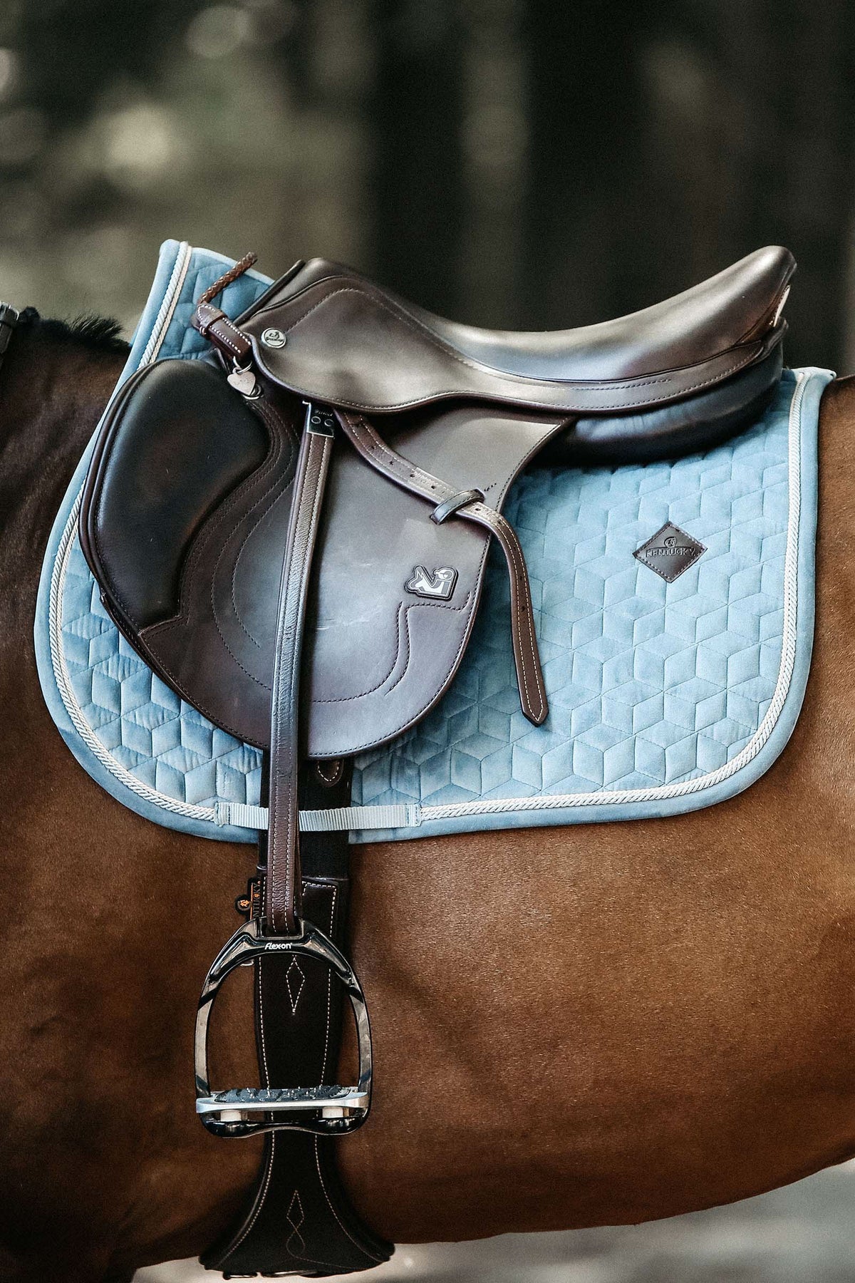Kentucky Horsewear Velvet Jumping Saddle Pad Saddle Pads