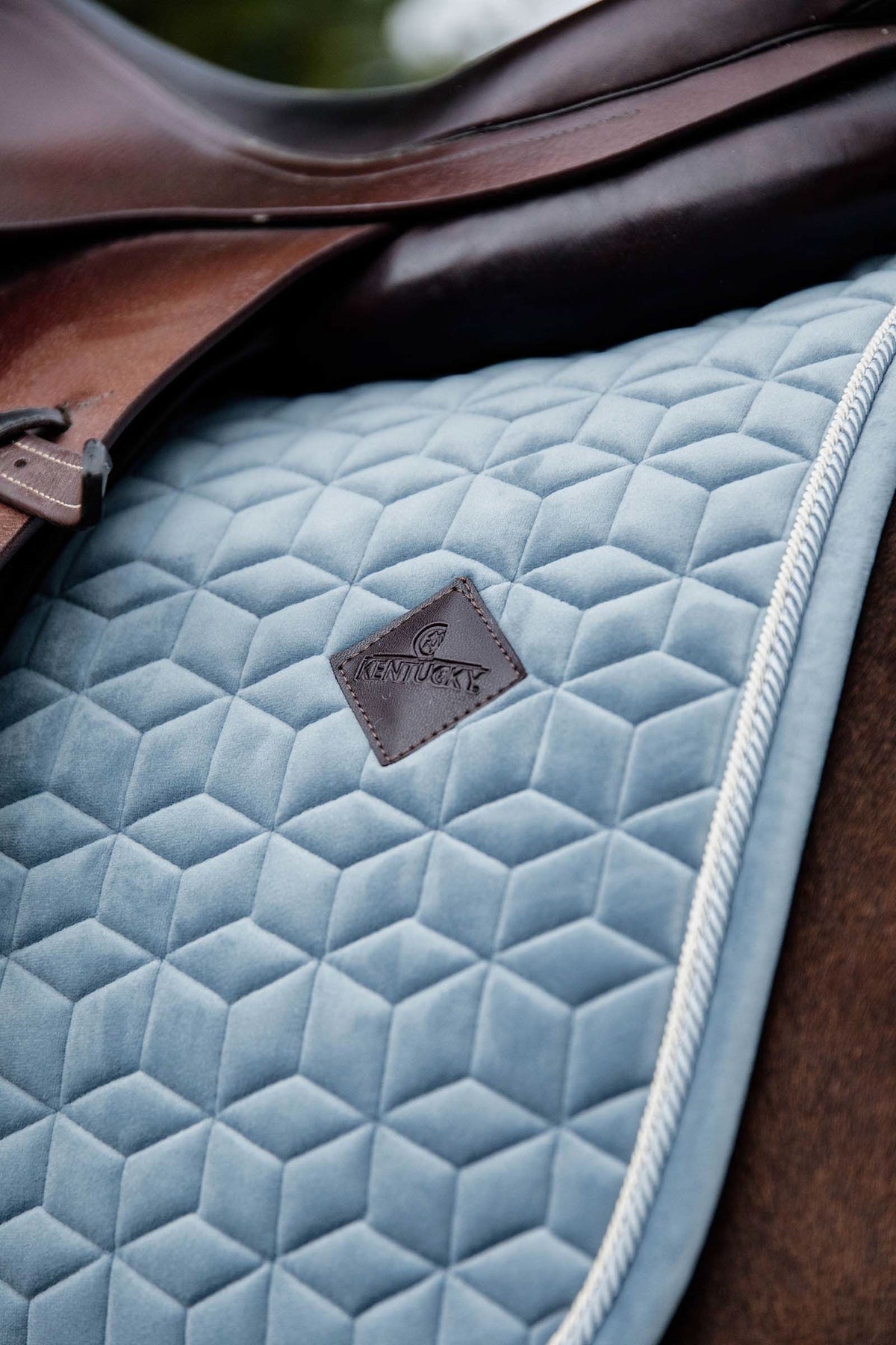 Kentucky Horsewear Velvet Jumping Saddle Pad Saddle Pads