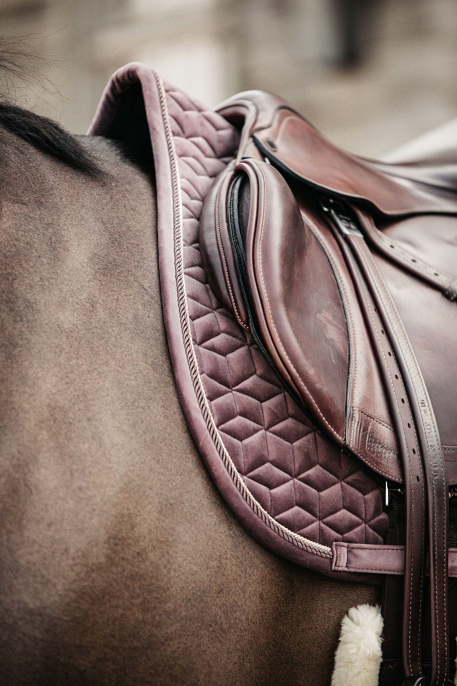 Kentucky Horsewear Velvet Jumping Saddle Pad Saddle Pads