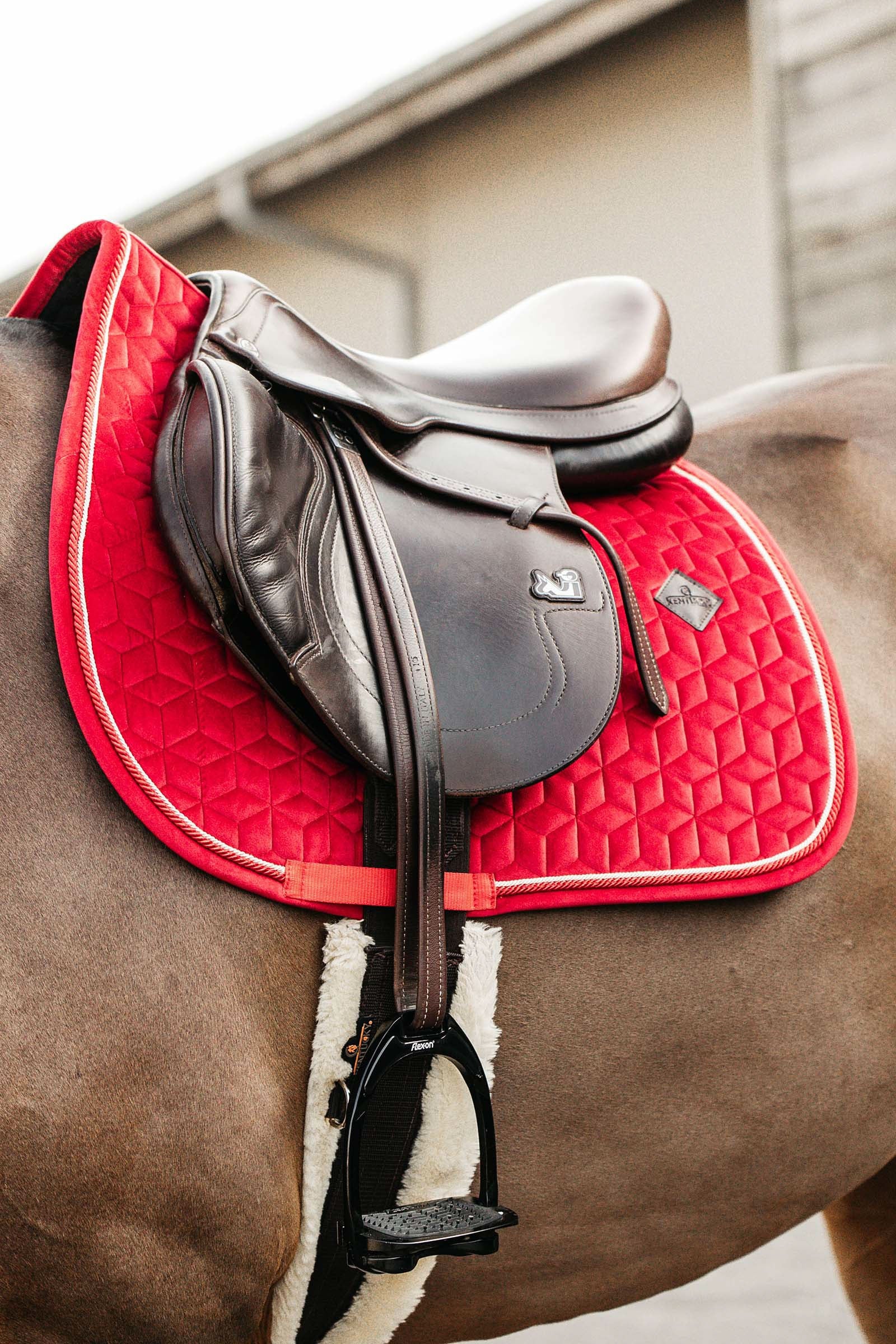 Kentucky Horsewear Velvet Jumping Saddle Pad Saddle Pads