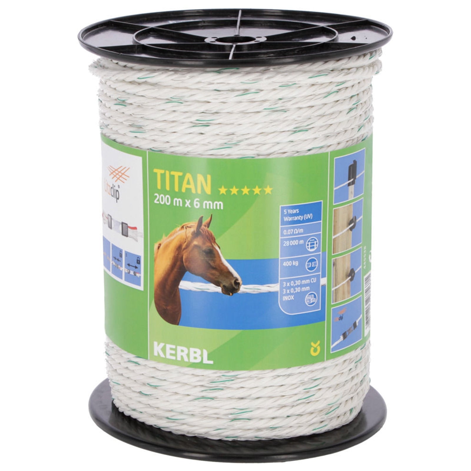 Farm Patrol Kerbl Titan Fencing Rope (200m) Fencing Supplies