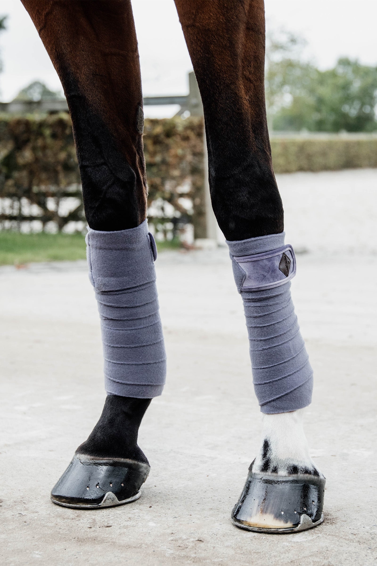 Kentucky Horsewear Velvet Polar Fleece Bandages Leg Protection & Hoof Protection for Horses
