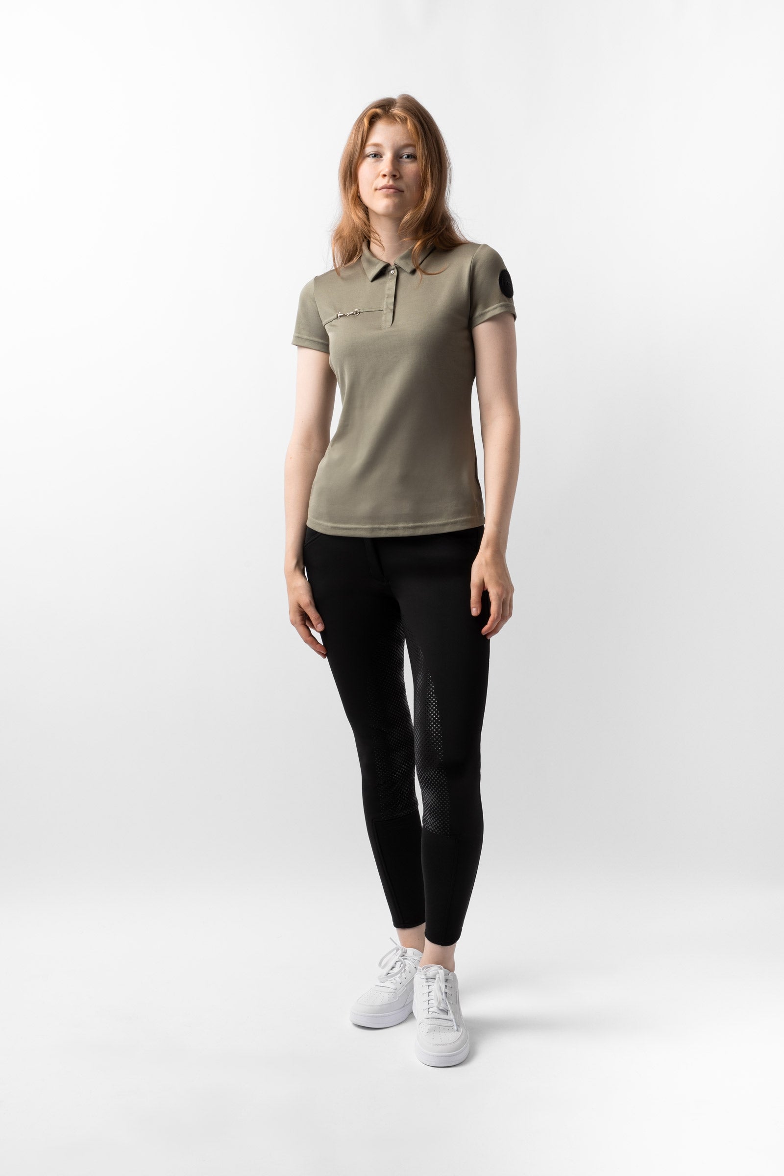 Horze Denise Women's Functional Short Sleeve Polo Shirt Women’s Riding Clothing