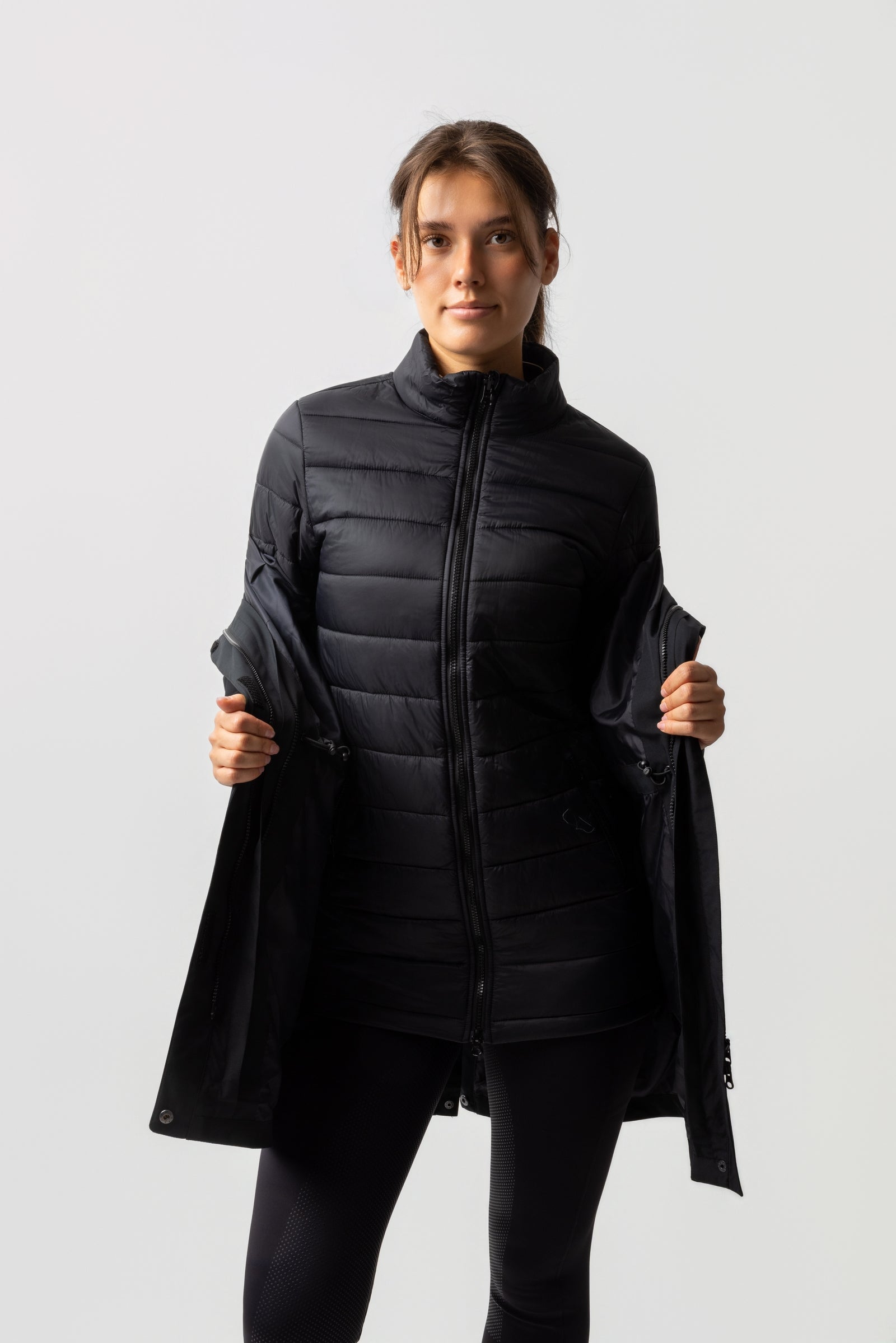 Horze Isabella Women's 3-in-1 Padded Parka Riding Jacket Women’s Riding Clothing