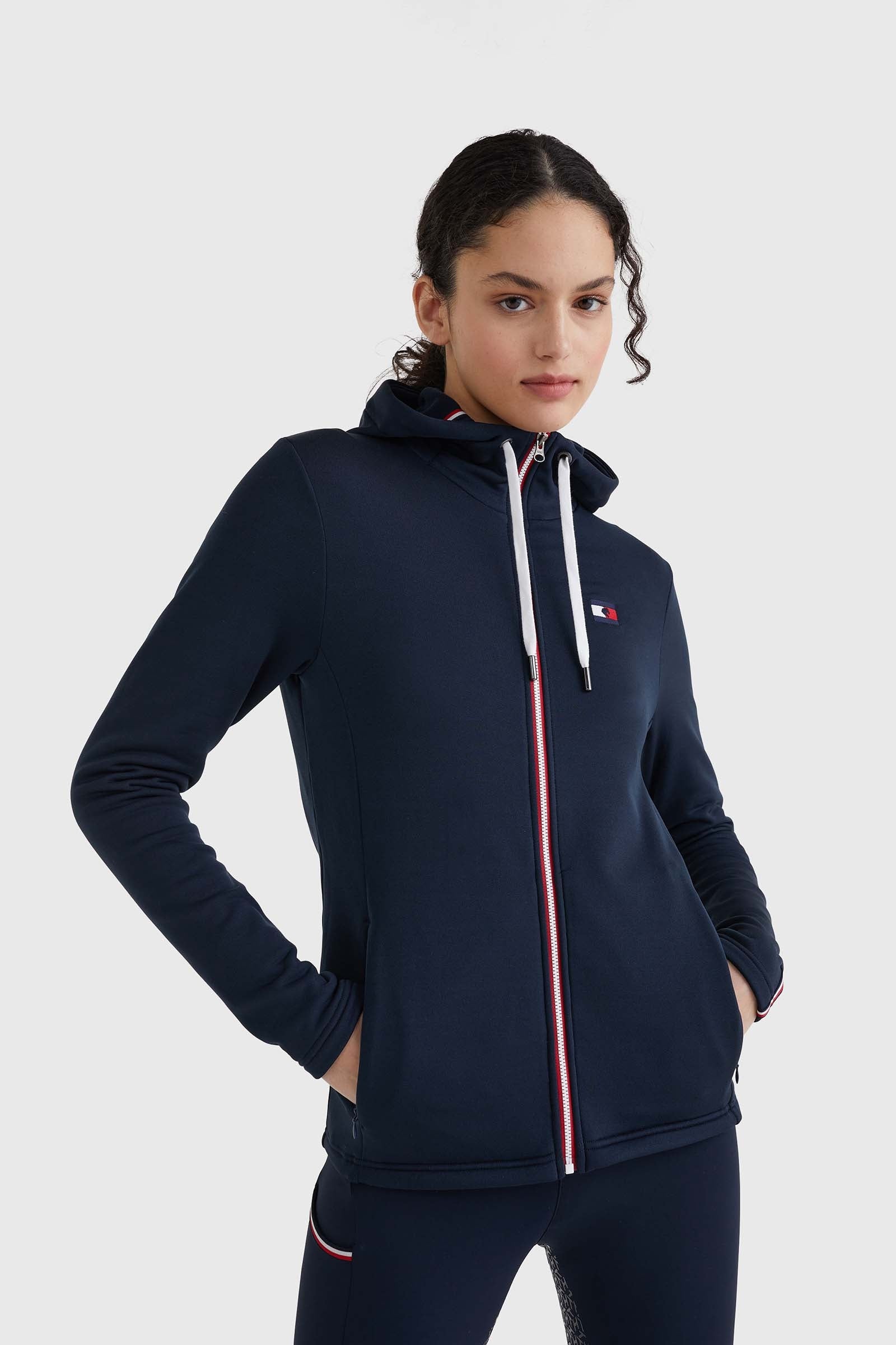 Tommy Hilfiger Equestrian Unicolor Women's Training Jacket Women’s Riding Clothing