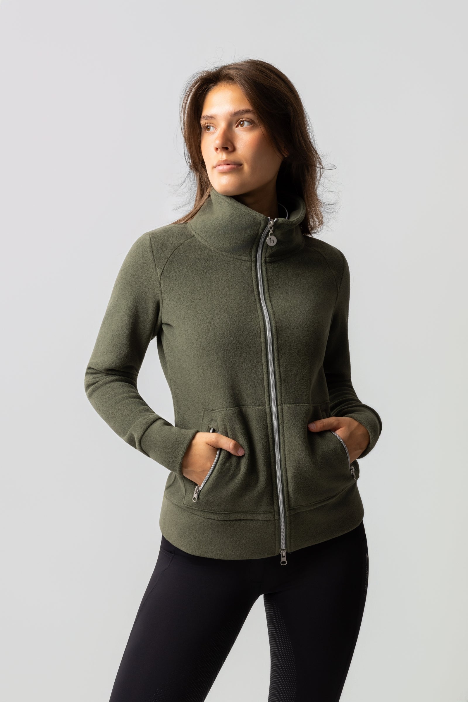 Horze Ellie Women's Fleece Riding Riding Jacket Women’s Riding Clothing