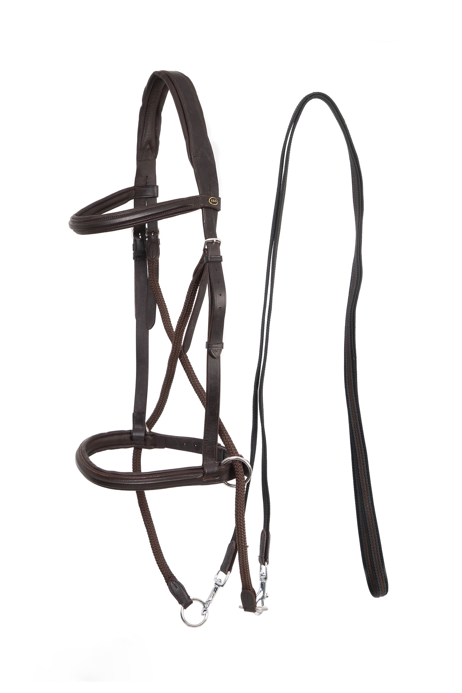 F.R.A. Freedom Riding Articles Dietsji Bitless Bridle With Reins (System 5), Shire Bridles & Reins