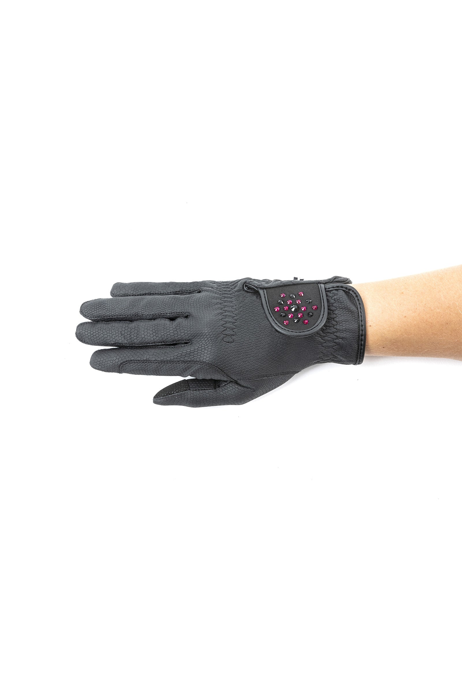 RSL Ascona Riding Gloves with Glitter Stones Riding Gloves