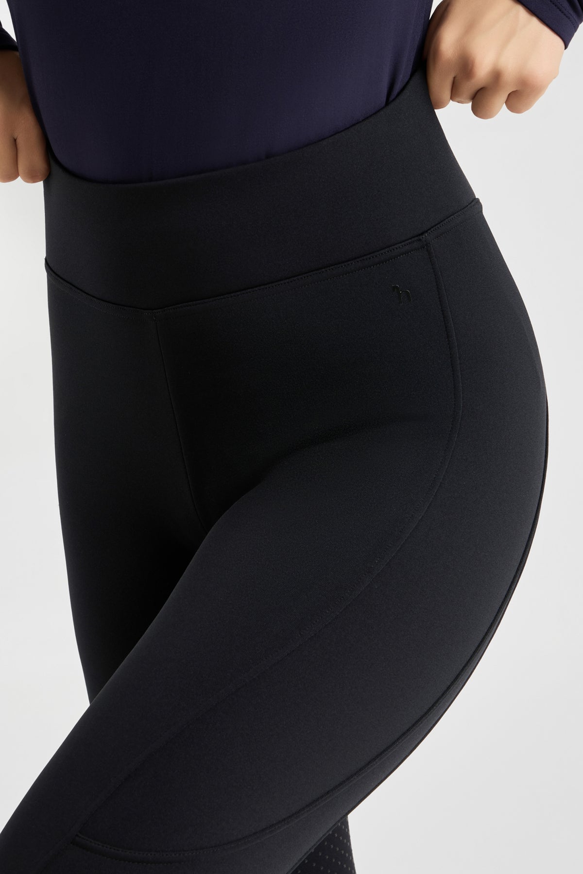 Horze Active Women's Full Grip Winter Riding Tights with Phone Pocket Womens Breeches
